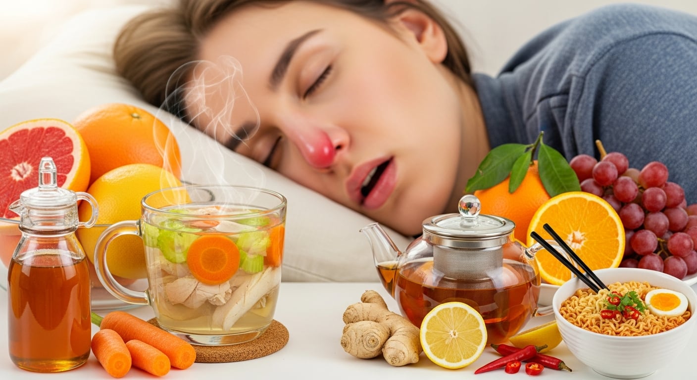 Los especialistas destacan que una alimentación adecuada durante la gripe o el malestar estomacal acelera la recuperación (Imagen Ilustrativa Infobae)