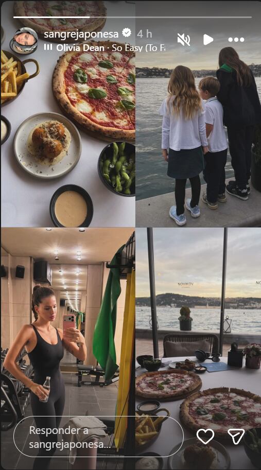 Gimnasio, paseos por el Bósforo y comida gourmet fueron los elegidos de Eugenia 