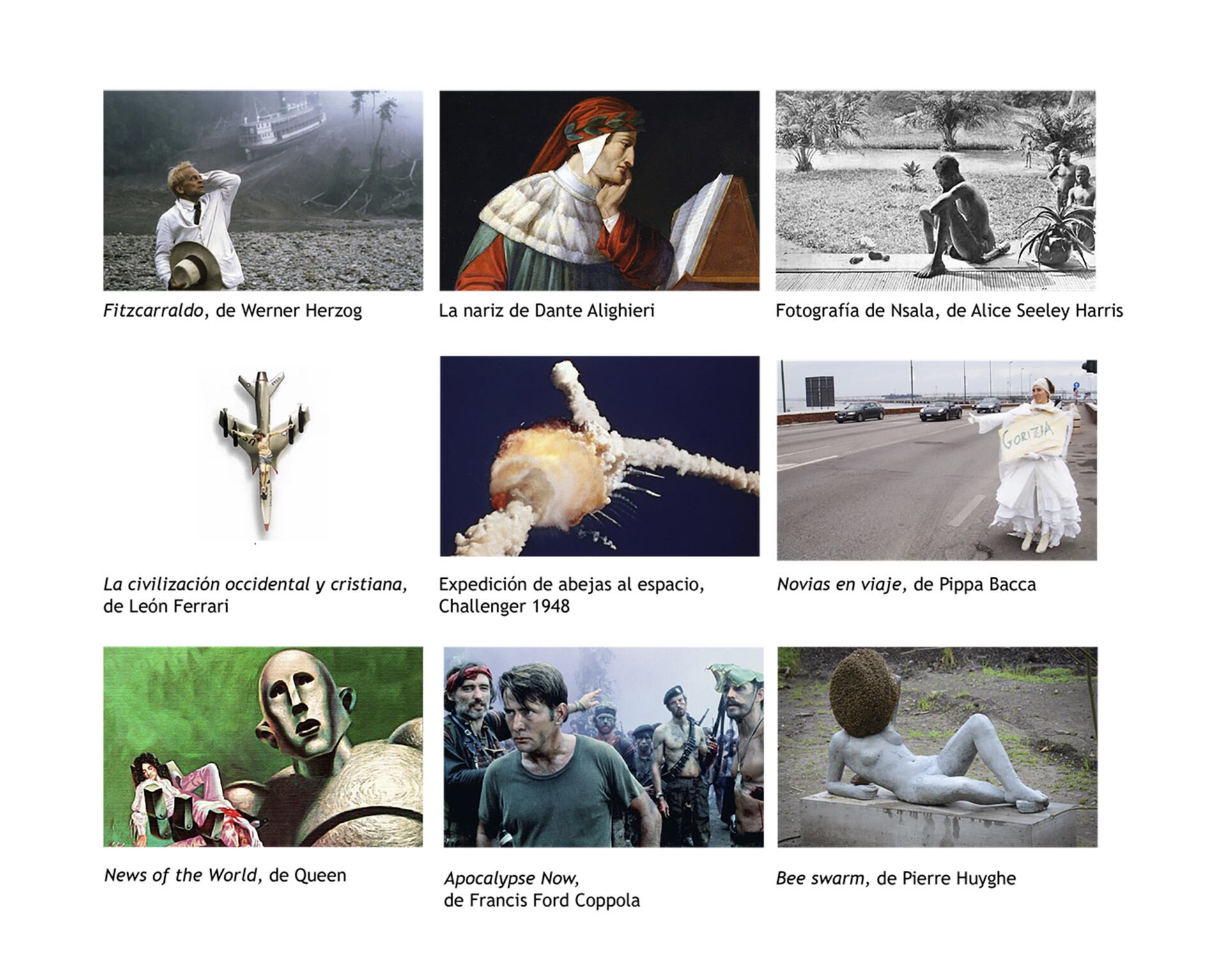 De Herzog a Queen: una selección de las referencias mencionadas en el libro