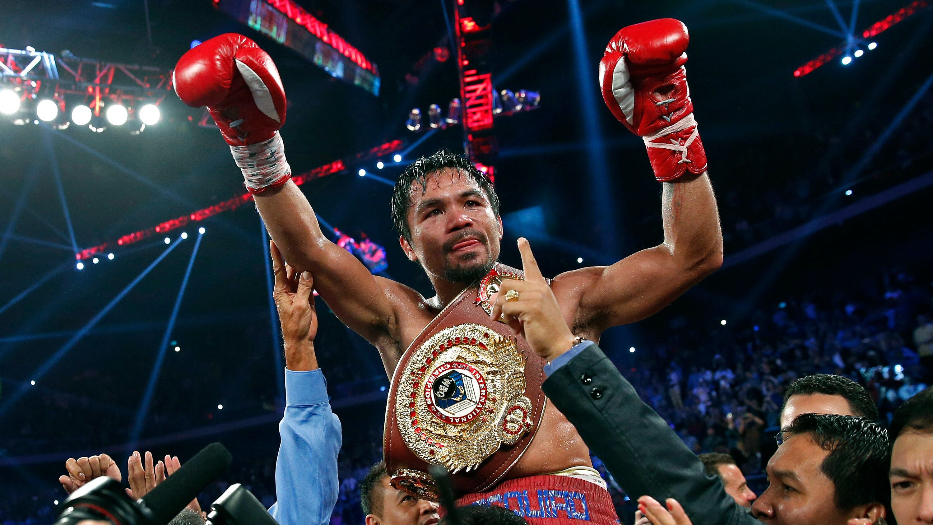 El filipino es una leyenda del boxeo (AP Foto/John Locher)