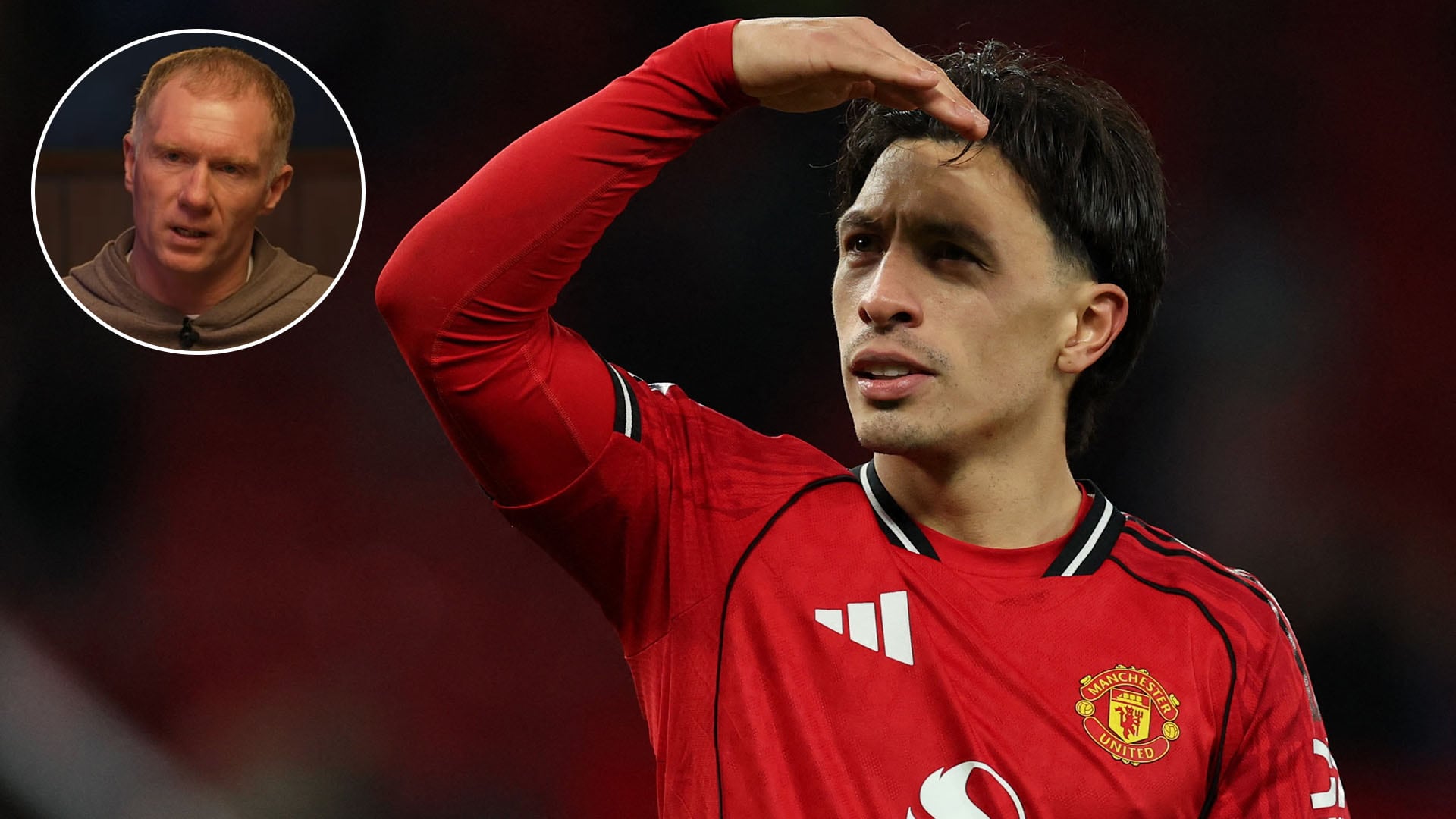 Lisandro Martínez le contestó a Paul Scholes tras sus críticas previas al partido ante el Manchester City 