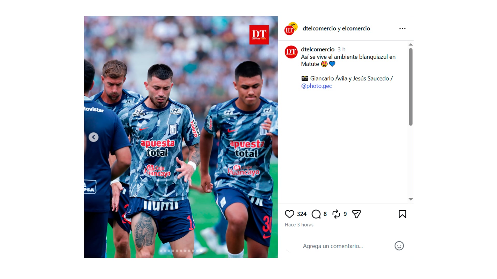 El tatuaje de Alan Cantero dedicado a Messi (Captura de Instagram)