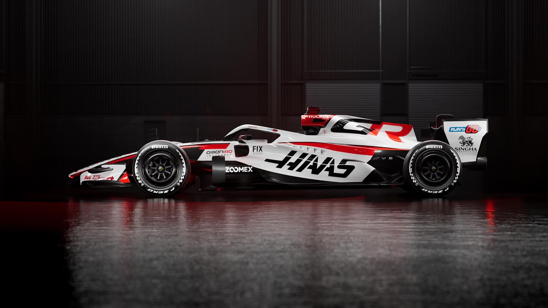 El VF-26 de Haas lleva la decoración de Toyota Gazoo Racing, que se reincorpora a la F1 (Prensa Haas F1)