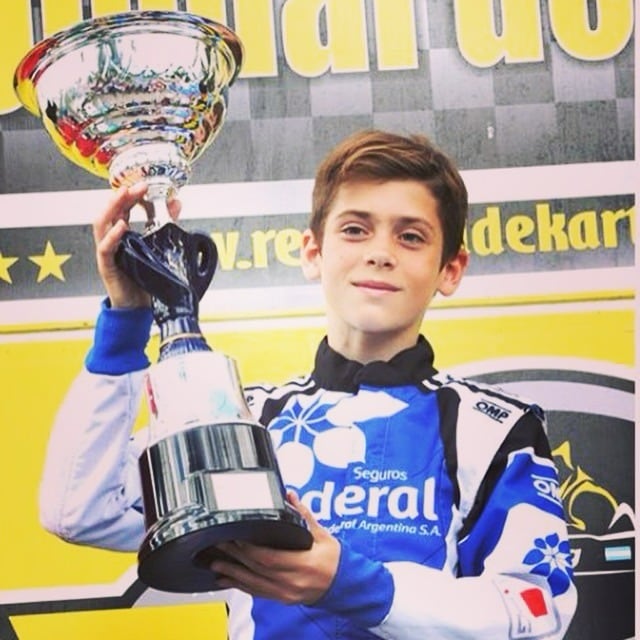 Uno de los trofeos obtenidos por Franco en su recorrido como juvenil (Crédito: @francolapinto/Instagram)