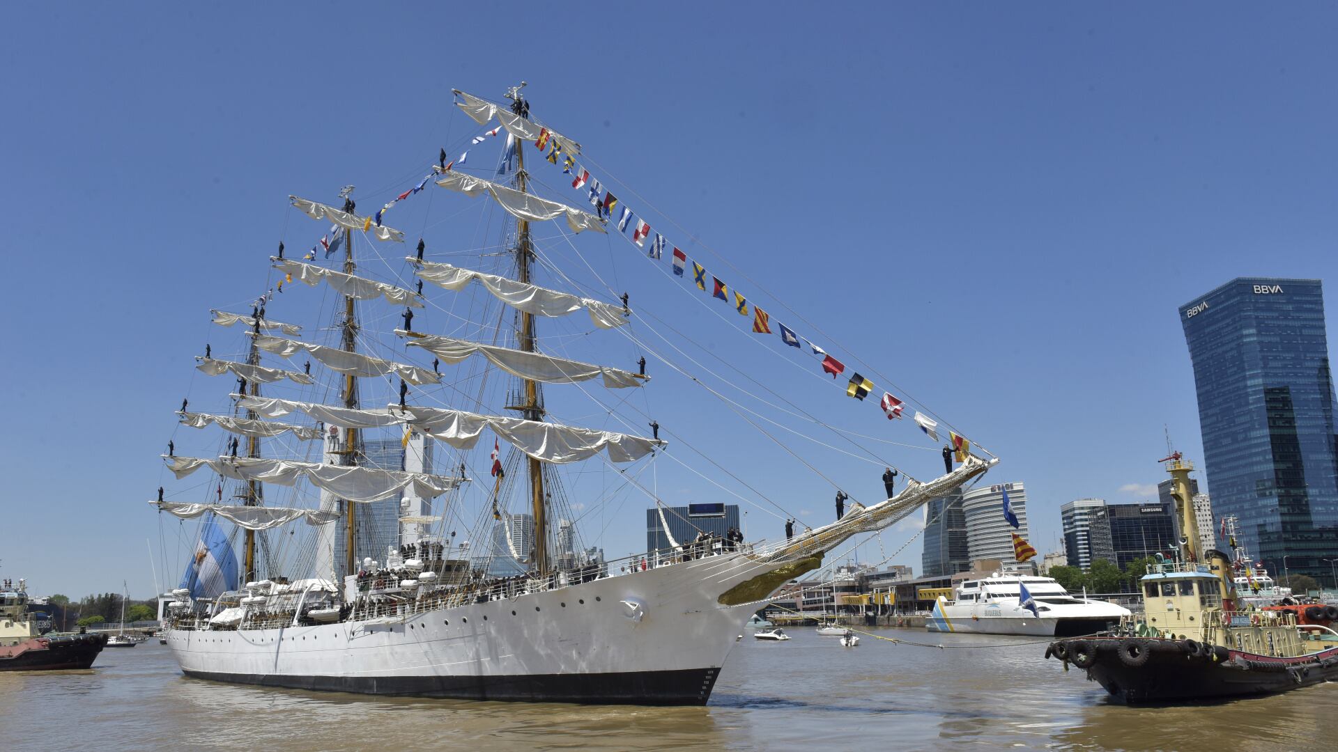 La Fragata Libertad fue premiada por décima vez como el buque más destacado en navegación a vela