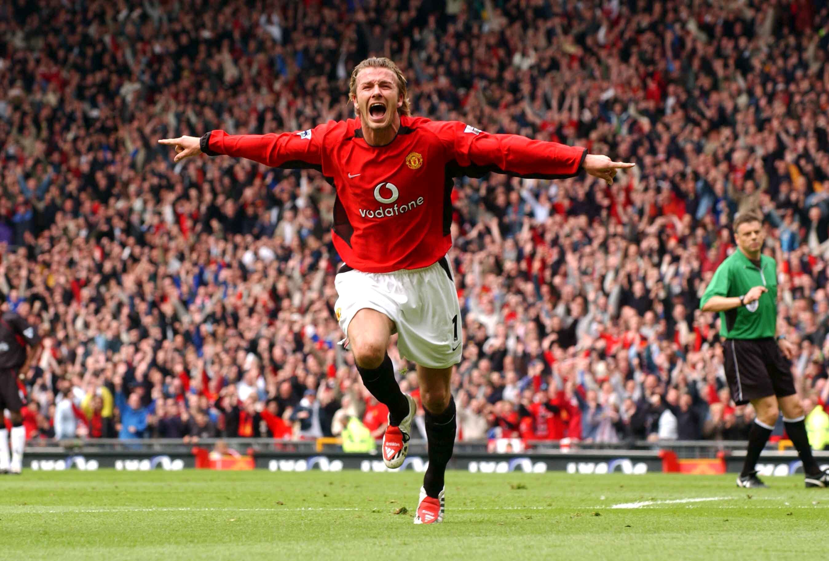 David Beckham fue uno de los pilares de la temporada 2002/03 del Manchester United (REUTERS/Darren Walsh/File photo)