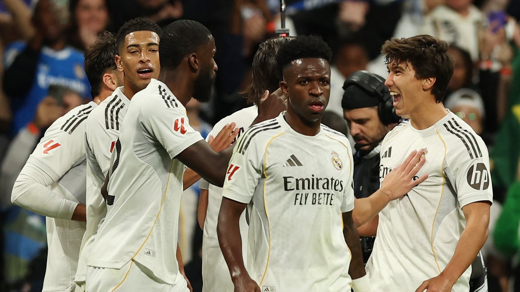 Vinicius fue silbado por la hinchada del Real Madrid (REUTERS/Violeta Santos Moura)