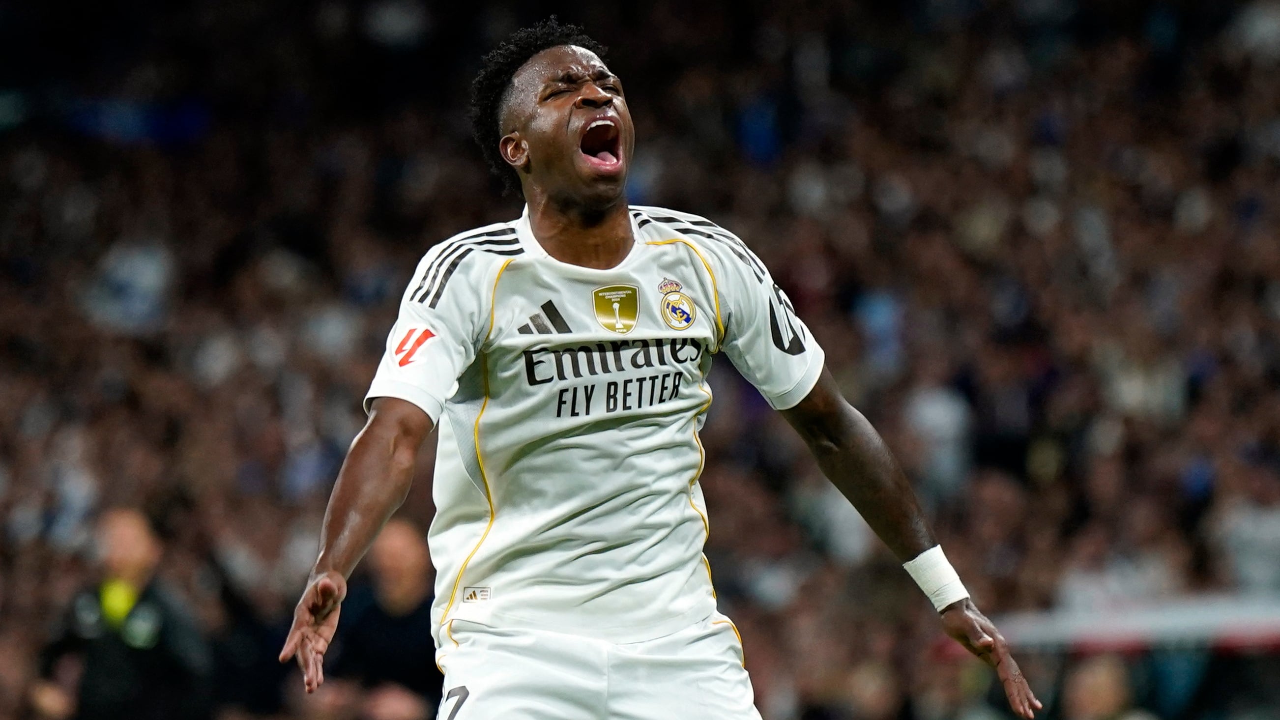 El jugador del Real Madrid Vinicius (REUTERS/Ana Beltran)