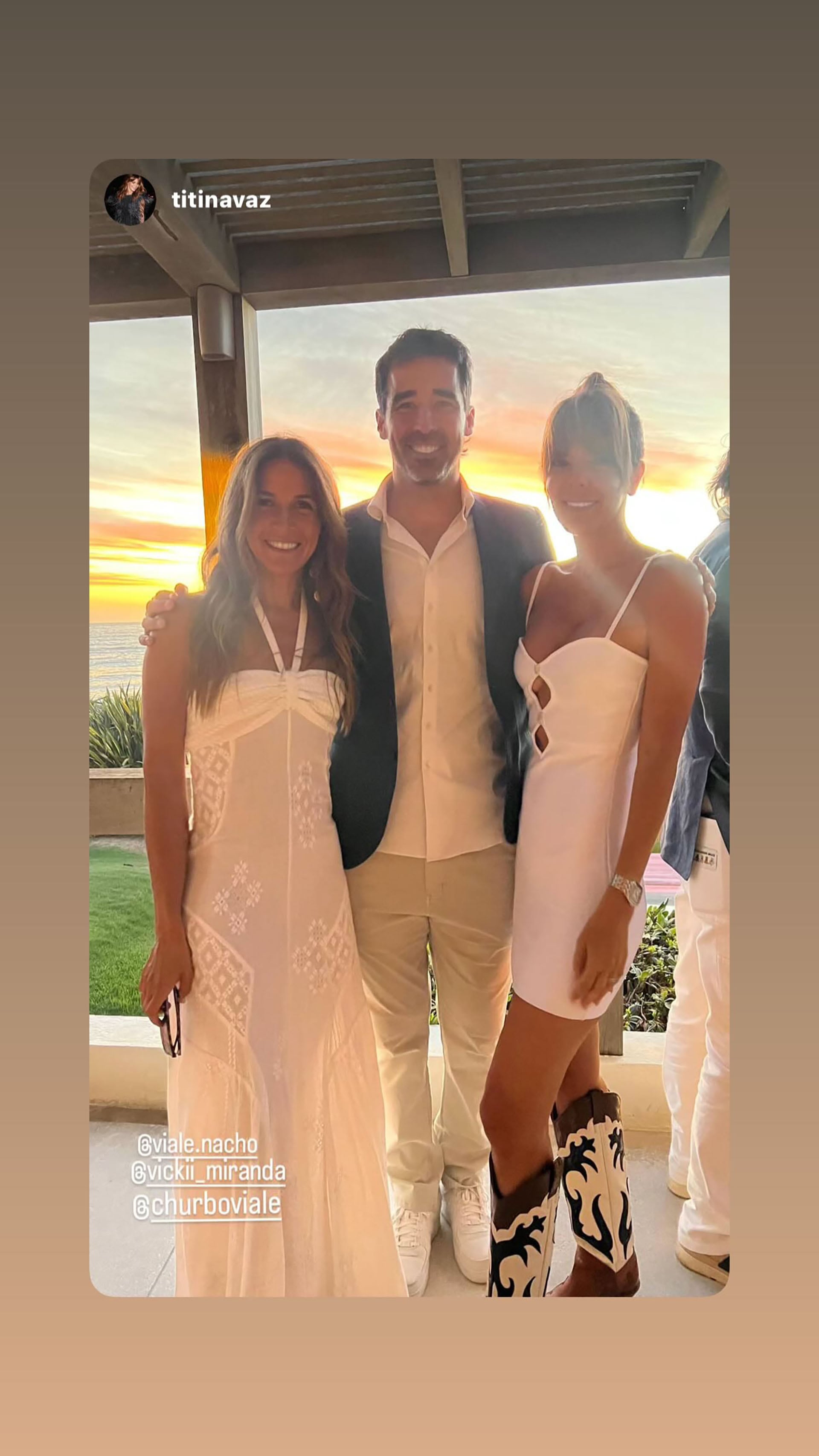 Nacho, con Vicki Miranda y Titina Vázquez