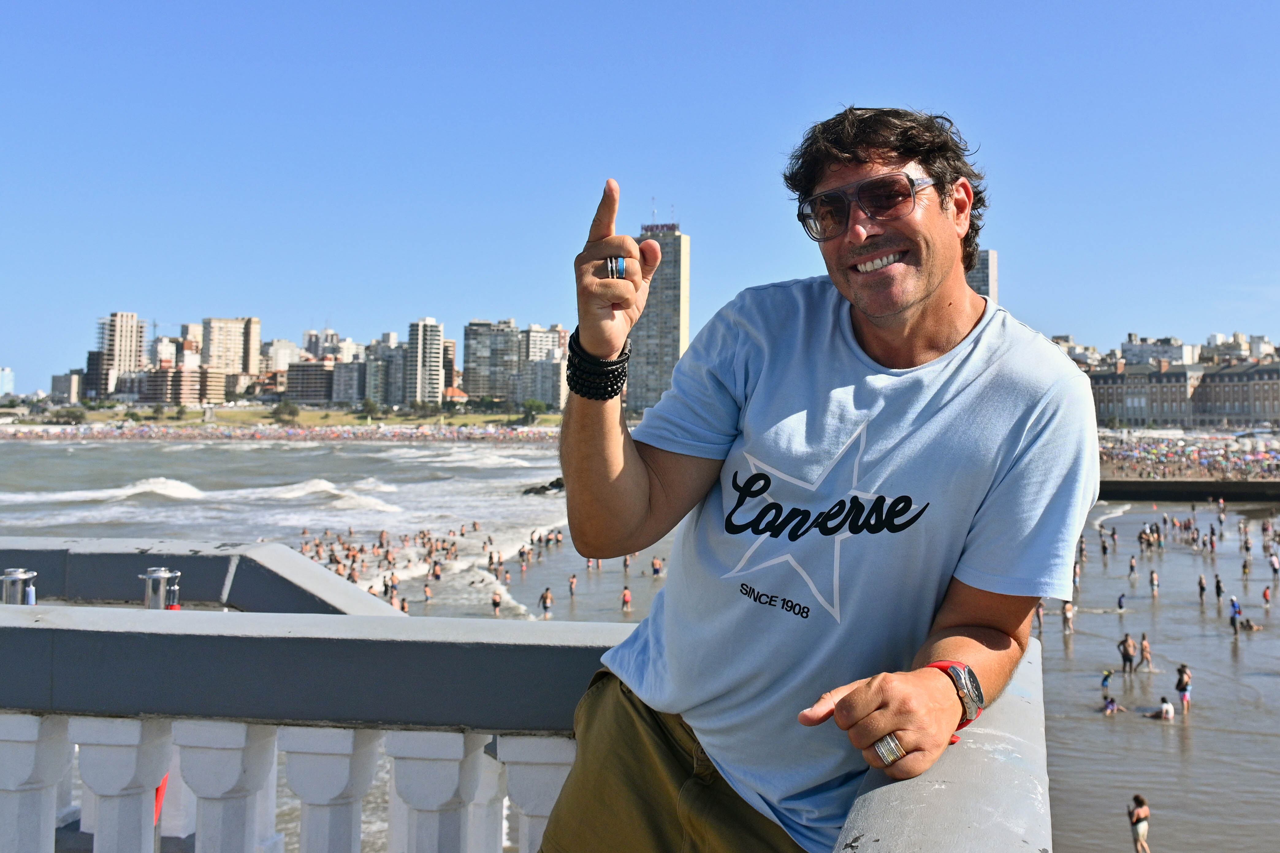 El actor vendió su departamento en Buenos Aires para mudarse definitivamente a Mar del Plata y comenzar una nueva etapa personal y profesional (Credito: Jose Tetty)