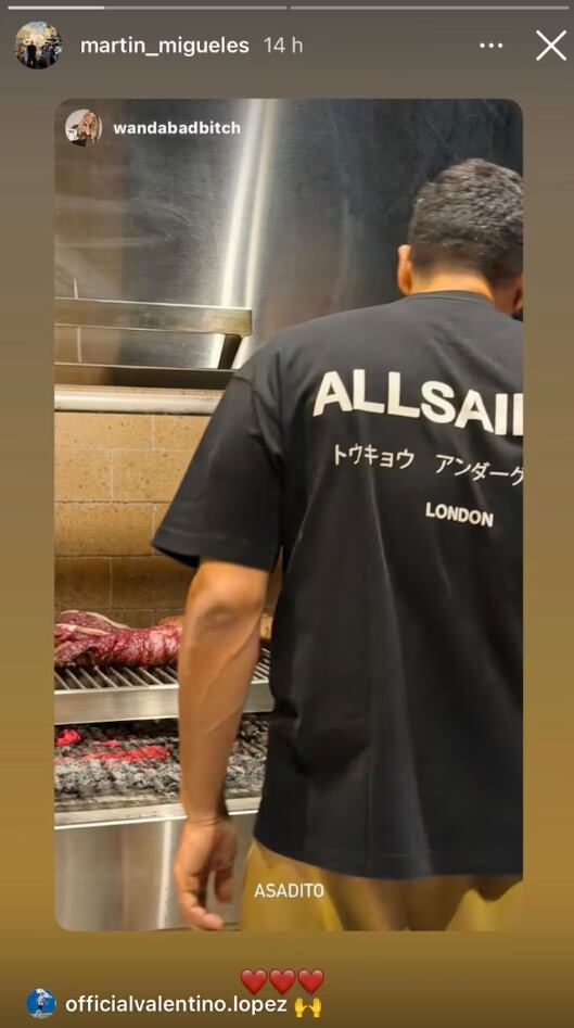 La foto de Migueles que subió la empresaria en medio de las versiones de reconciliación (Instagram)