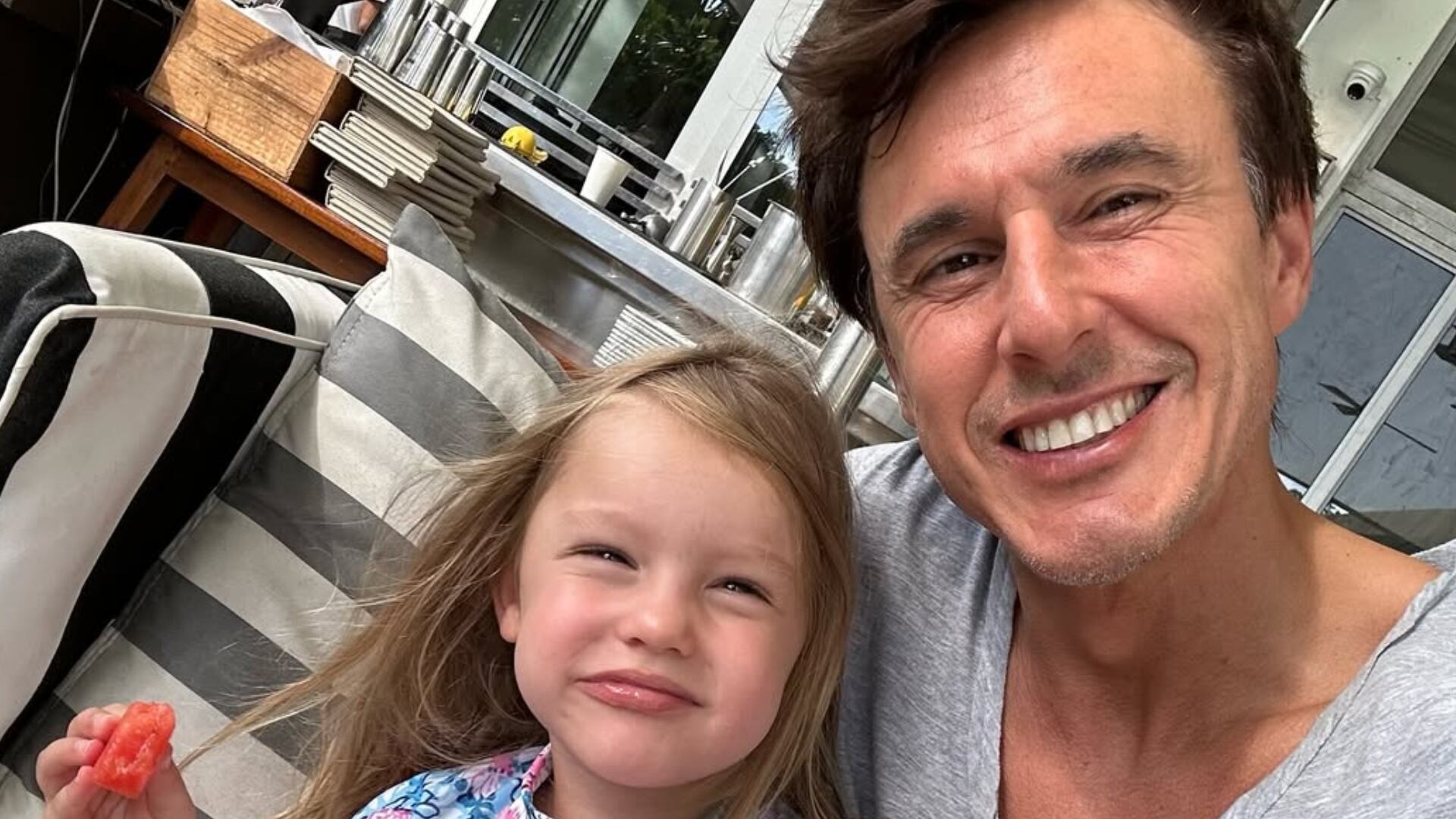 Roberto García Moritan agradeció a sus seguidores por mostrar preocupación por la seguridad de su pequeña