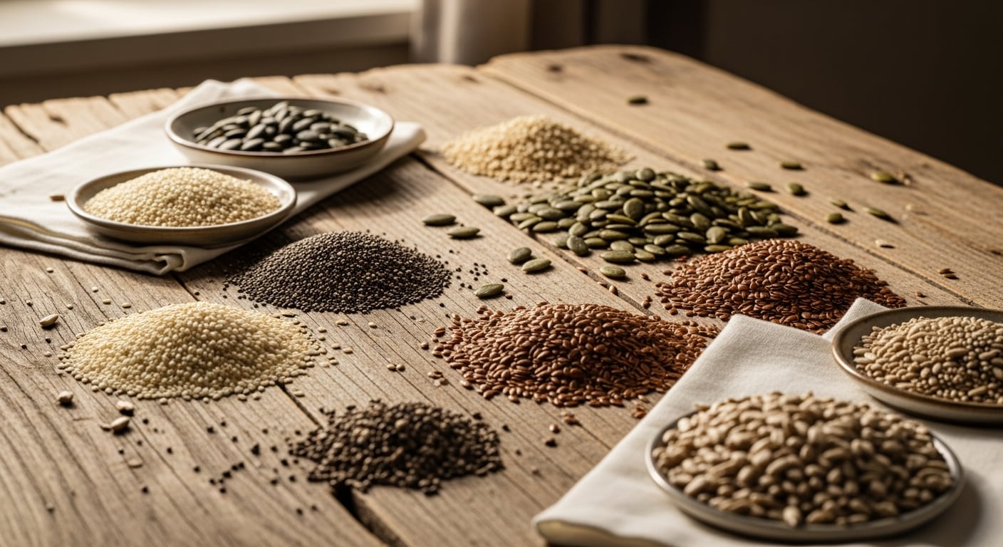 Las semillas recomendadas por expertos son clave para una dieta equilibrada y rica en antioxidantes y proteínas vegetales