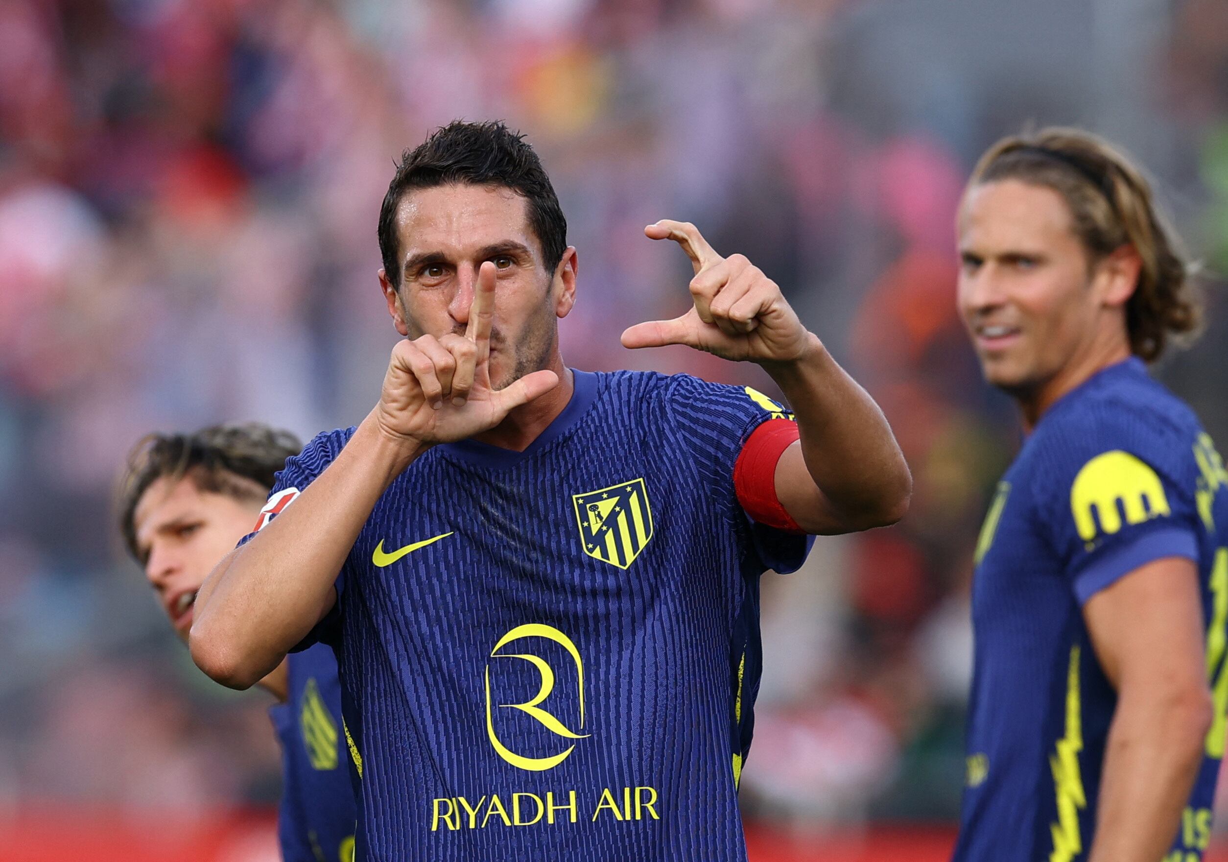 Koke festeja su gol ante el Girona, anotado hace dos semanas (REUTERS/Albert Gea)
