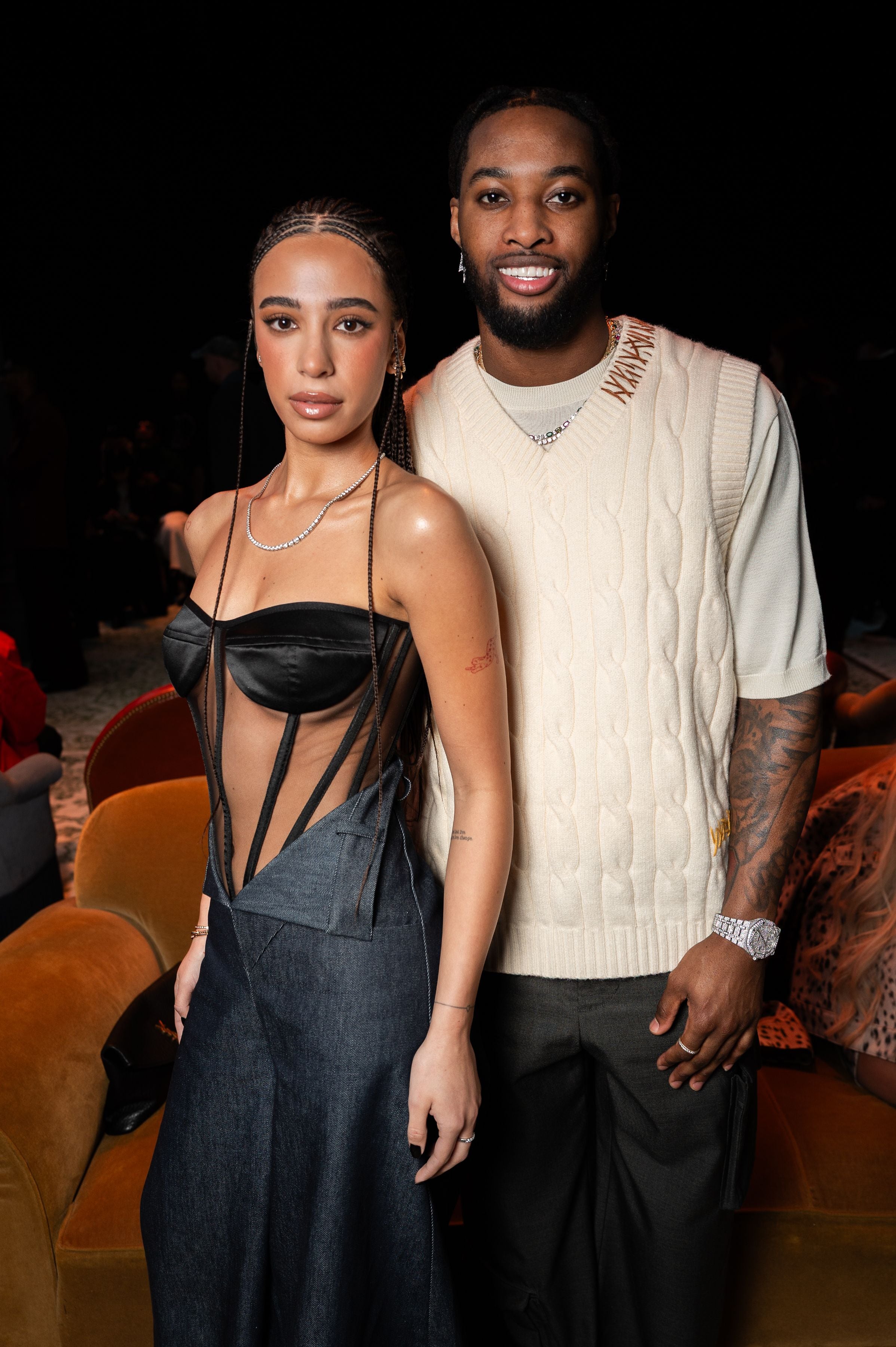 Denzel Ward y Nada Lukovic presentes en París