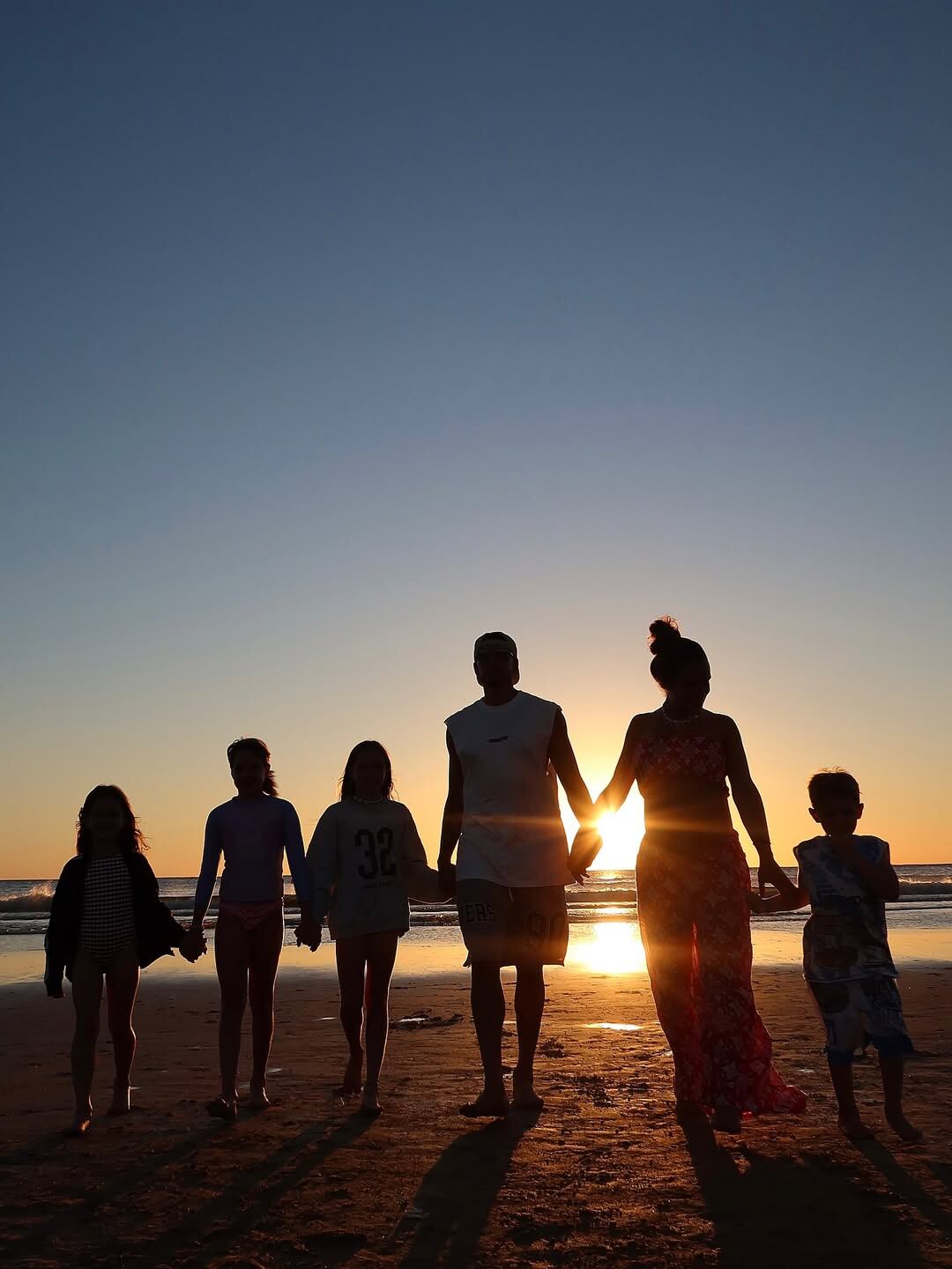 La foto de la familia ensamblada