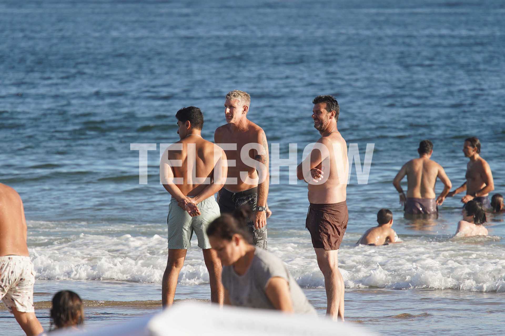 Martín Palermo elige Punta del Este para disfrutar de unas vacaciones en familia junto a Jessica Geneux y su hijo Gianluca