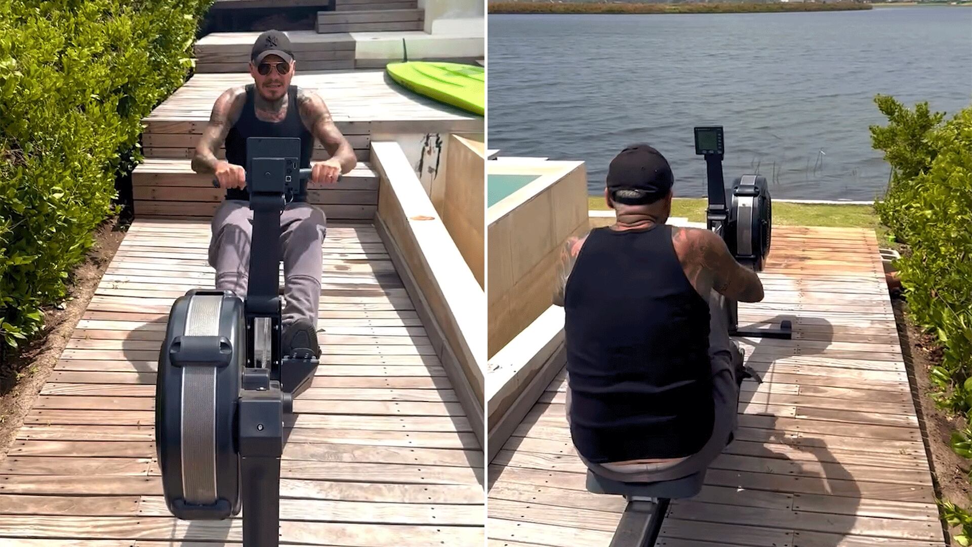 El conductor aprovecha el entorno veraniego de Nordelta para realizar actividades al aire libre y fortalecer vínculos familiares