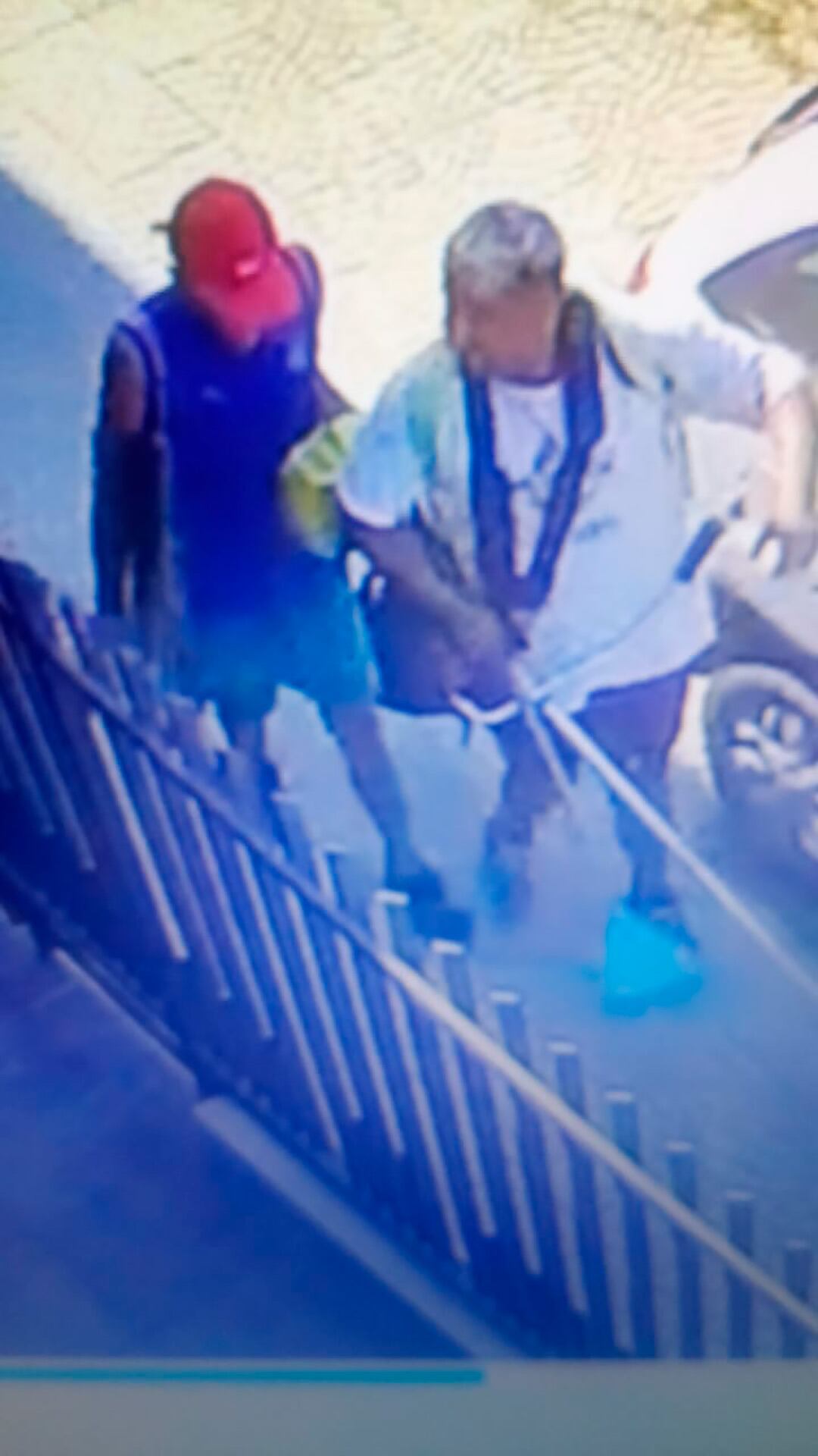 Los homicidas fueron captados por una cámara de seguridad