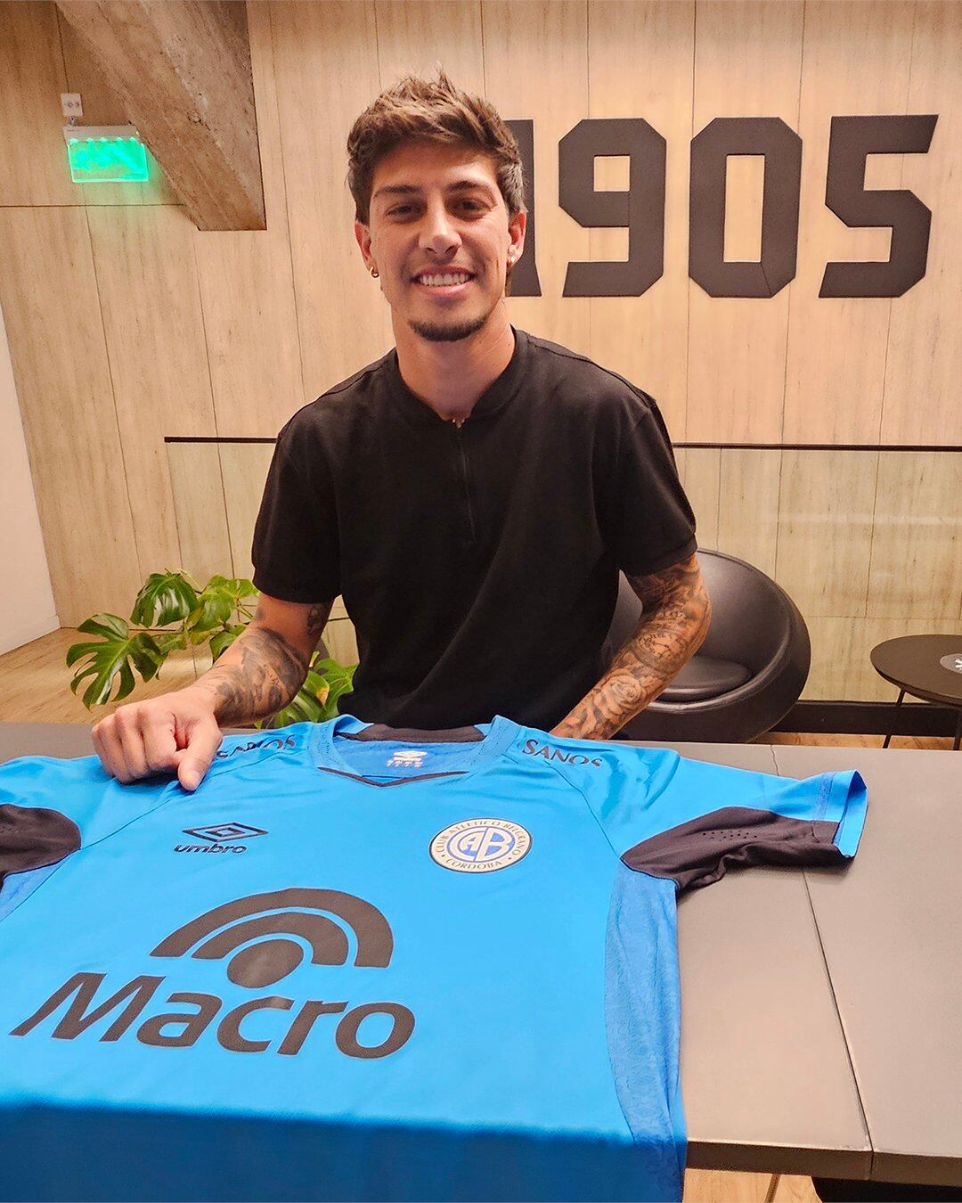 Emiliano Rigoni regresó al fútbol argentino para jugar en Belgrano de Córdoba, el club que lo formó como futbolista (@Belgrano)