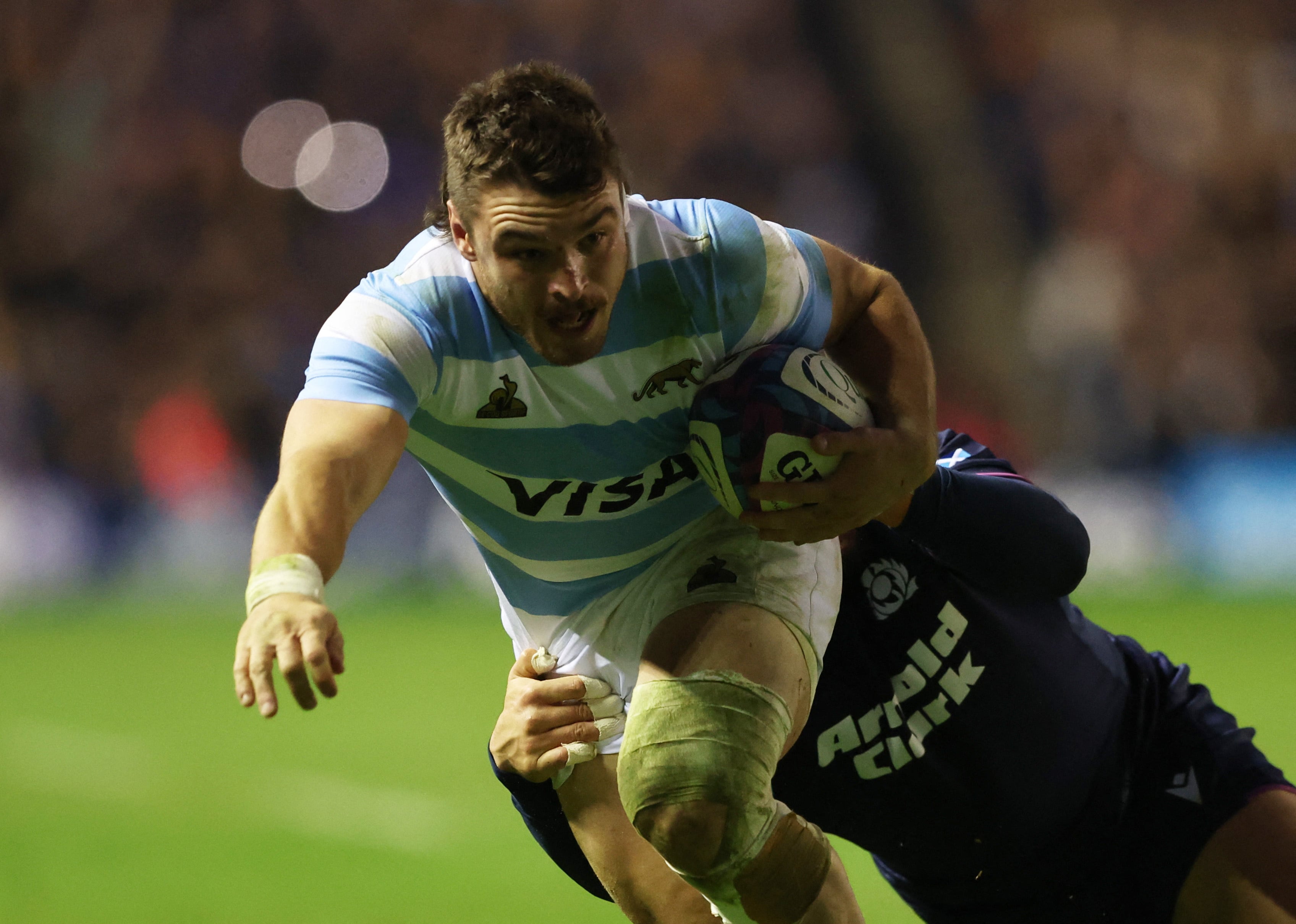 Los Pumas enfrentarán a Escocia (REUTERS/Scott Heppell)
