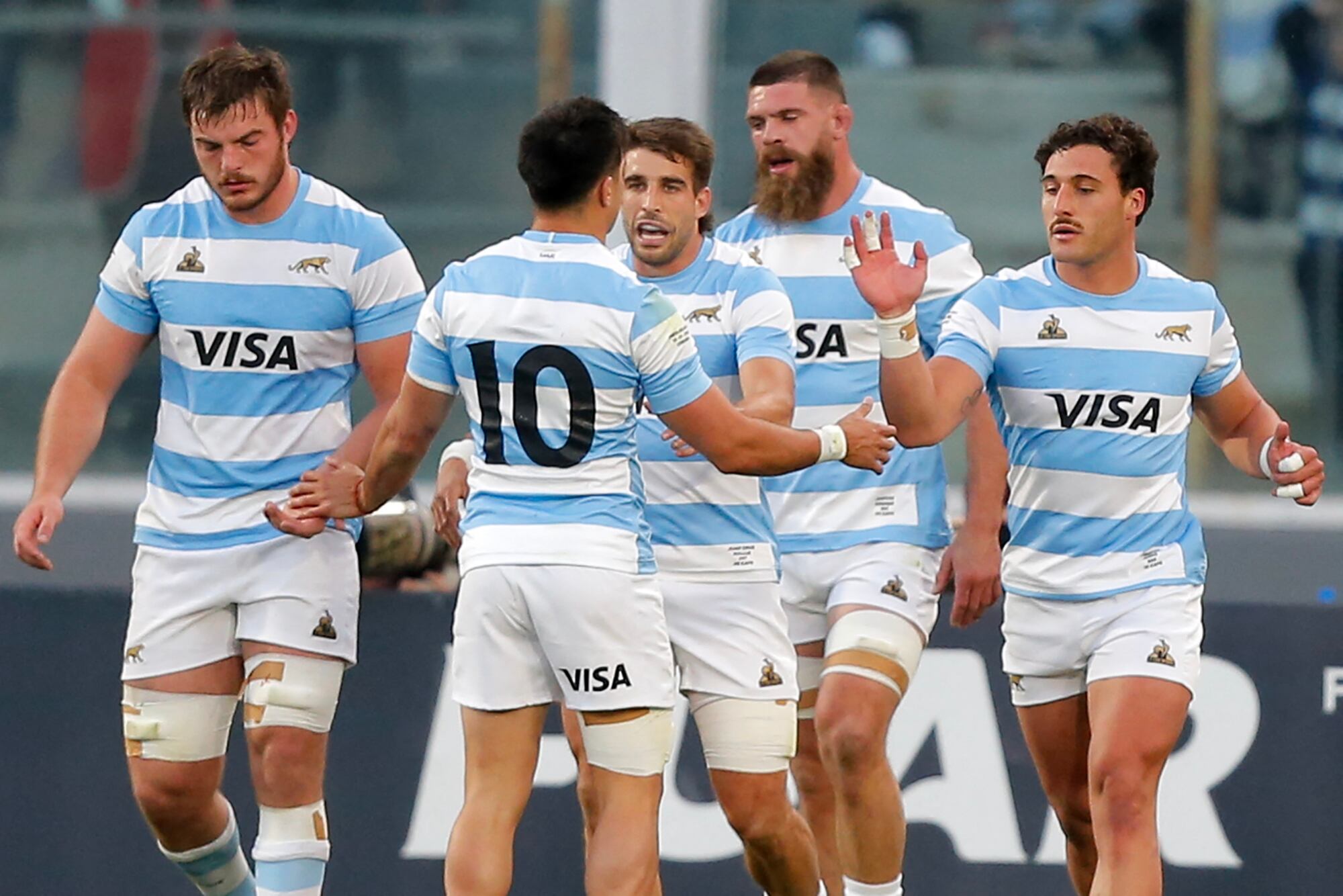 Los Pumas ya tienen calendario definido para 2026 (Photo by Diego LIMA / AFP)