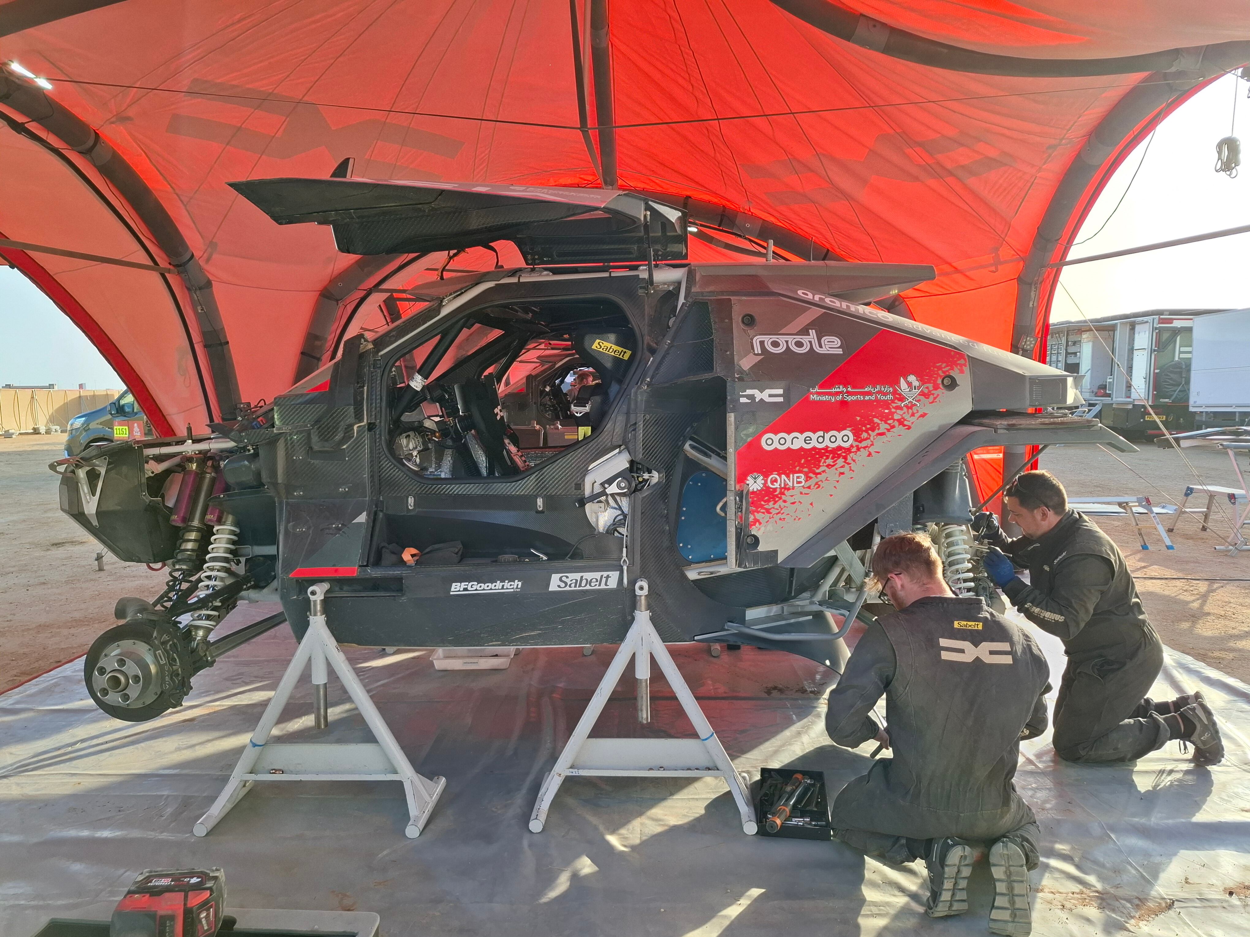 Las tareas en la suspensión trasera