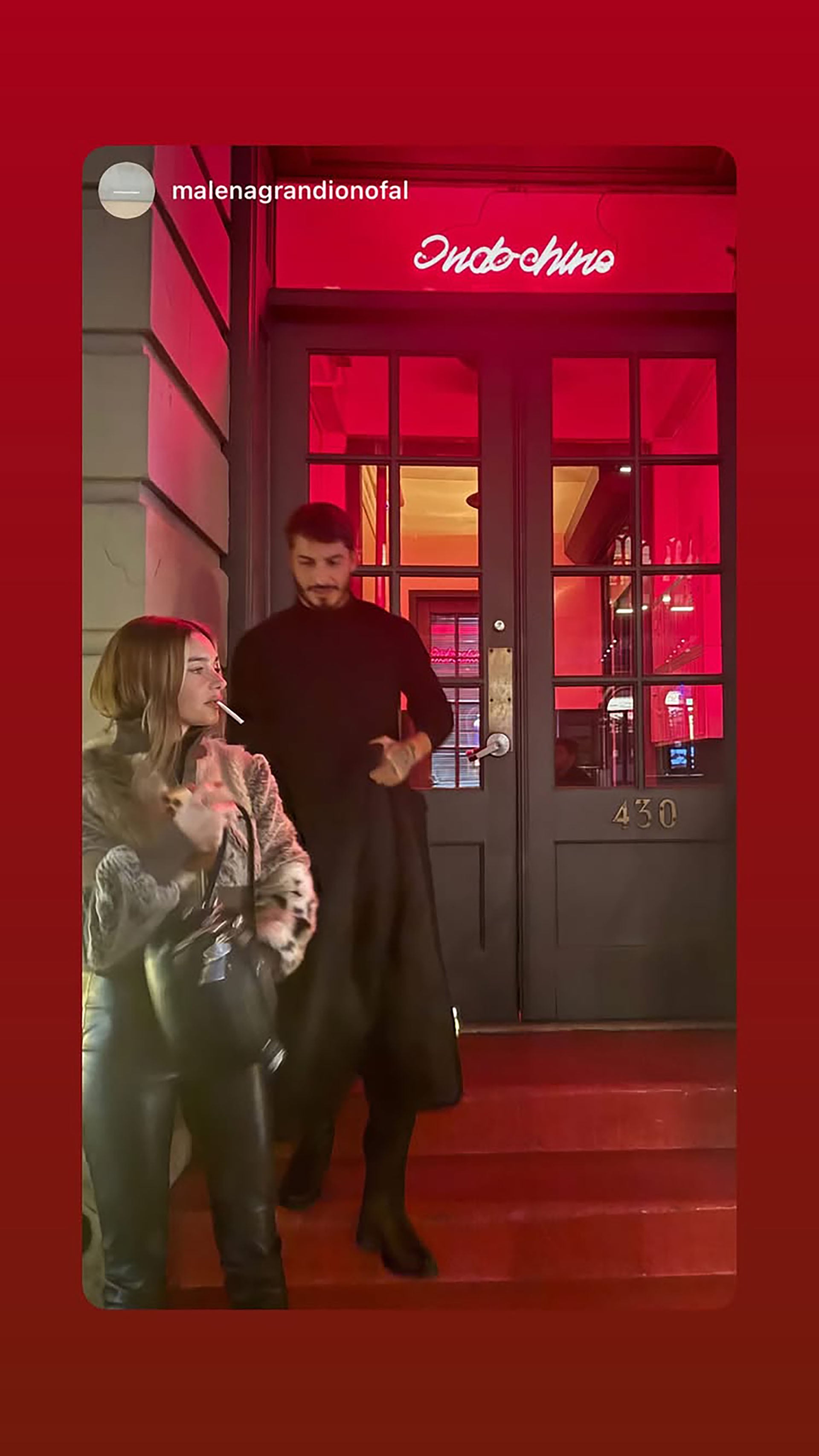 Lucía Celasco y Nicolás Figal eligieron Nueva York como destino para celebrar su primera Navidad juntos (@lucia_celasco)