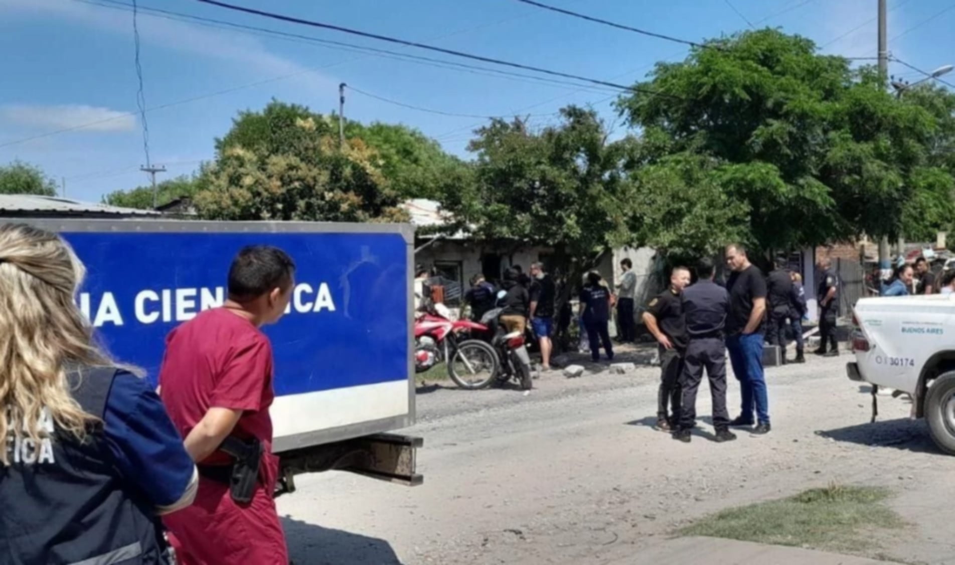 El operativo después del crimen