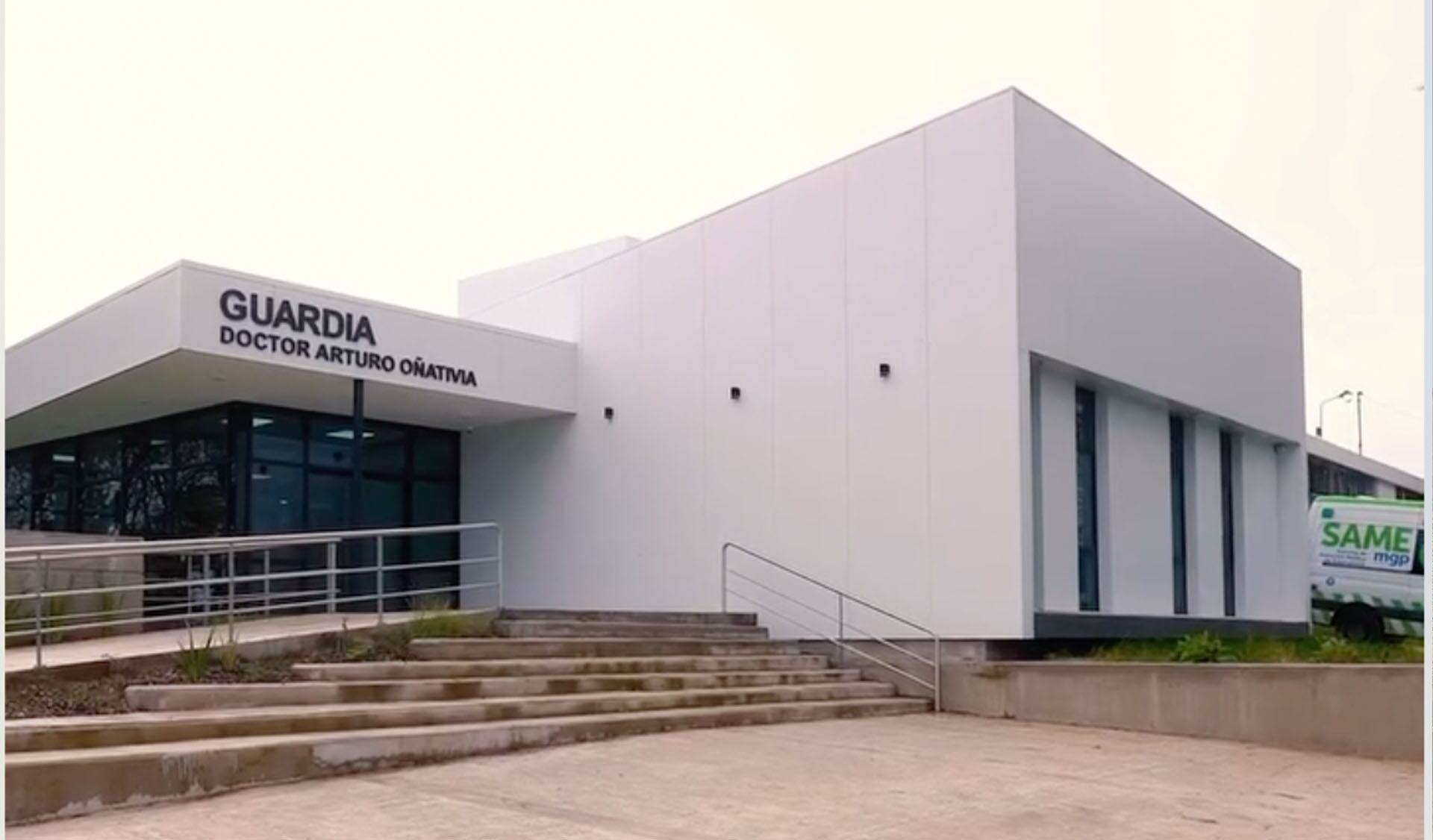 La sala de guardia a la que fue trasladado el chico tras ser baleado