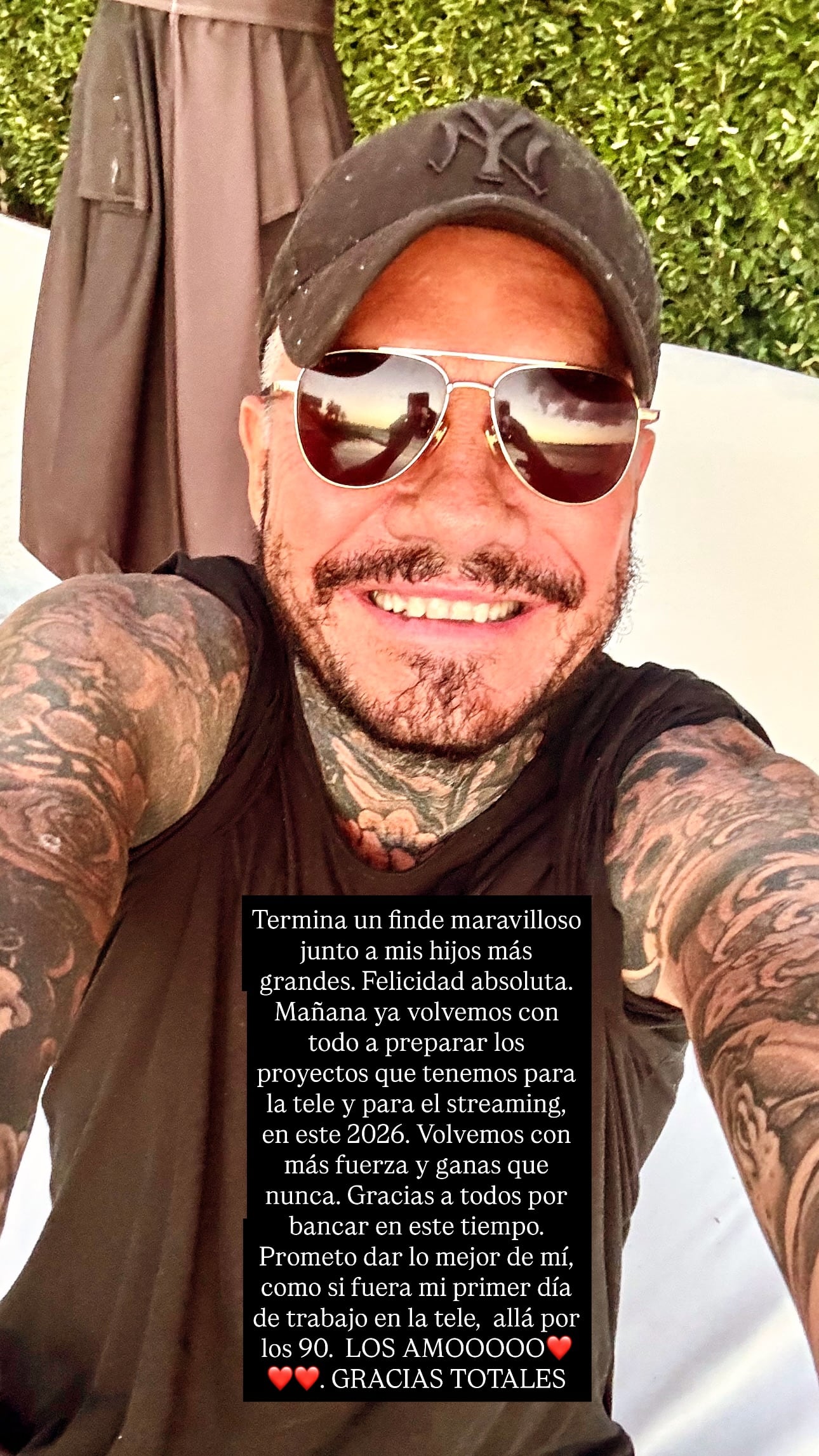 En sus redes sociales, Marcelo Tinelli agradeció el apoyo de sus seguidores y prometió volver con más fuerza y compromiso que nunca