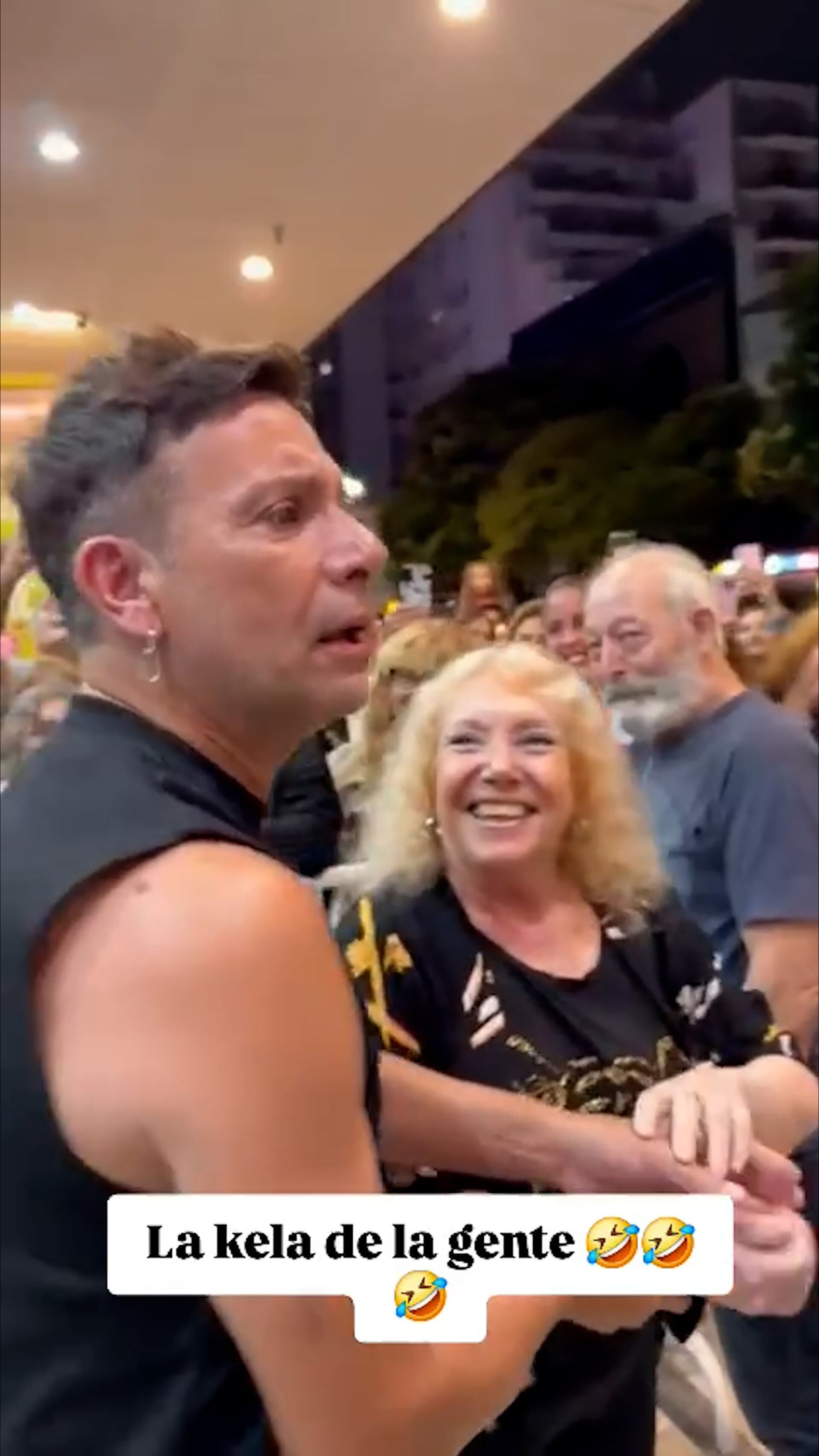 Martín Bossi vivió una noche inolvidable junto a su mamá