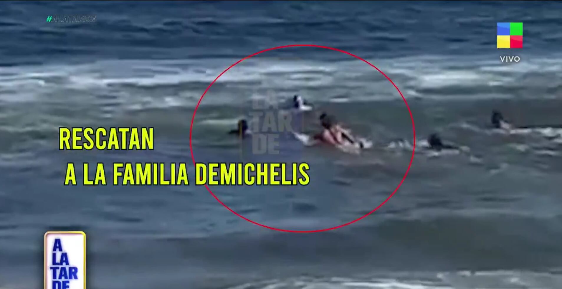 Martín Demichelis y sus hijos tuvieron que ser rescatados por los guardavidas en Punta del Este: el video