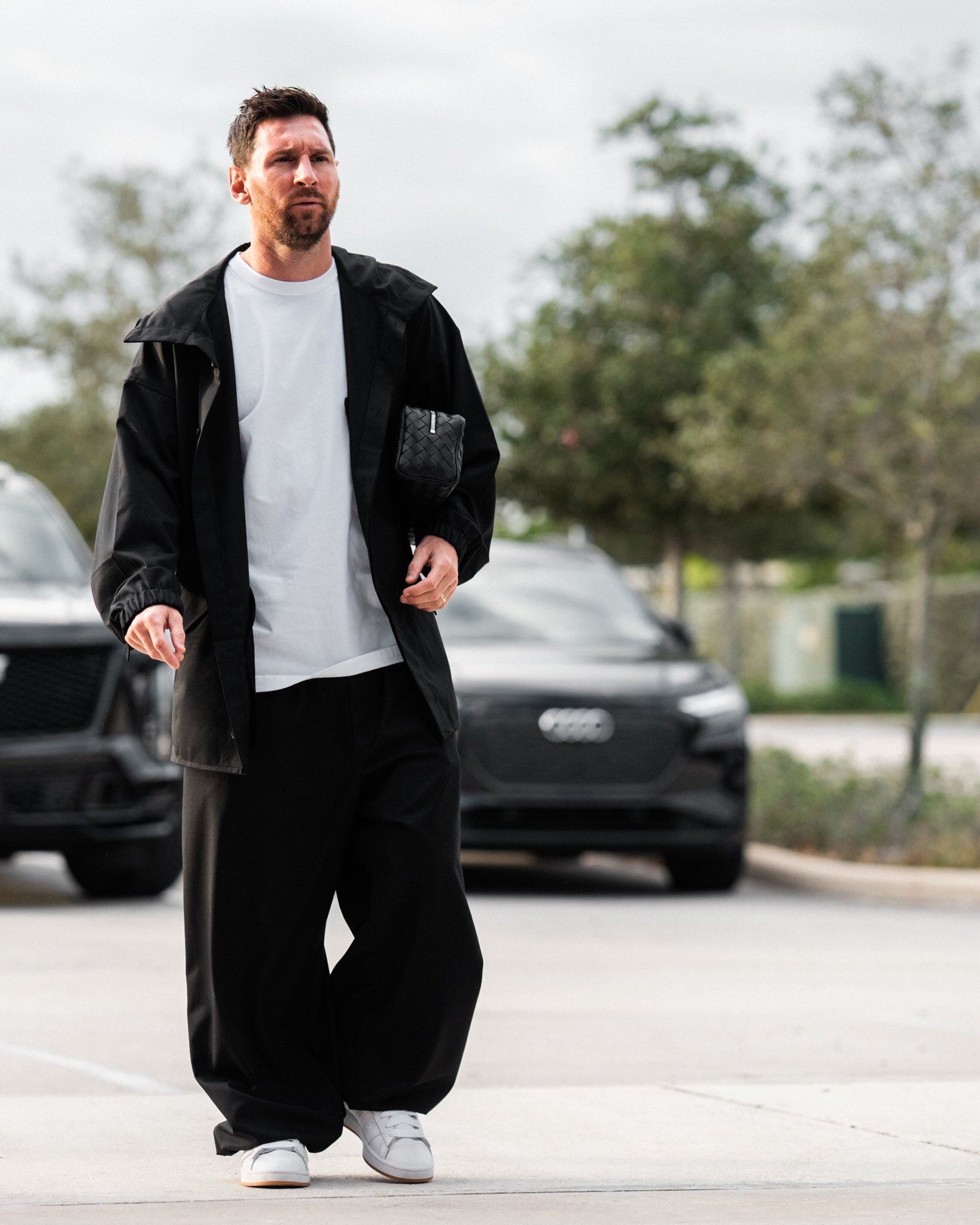 Así llegó Messi para comenzar la pretemporada en Florida (Crédito: @InterMiamiCF)