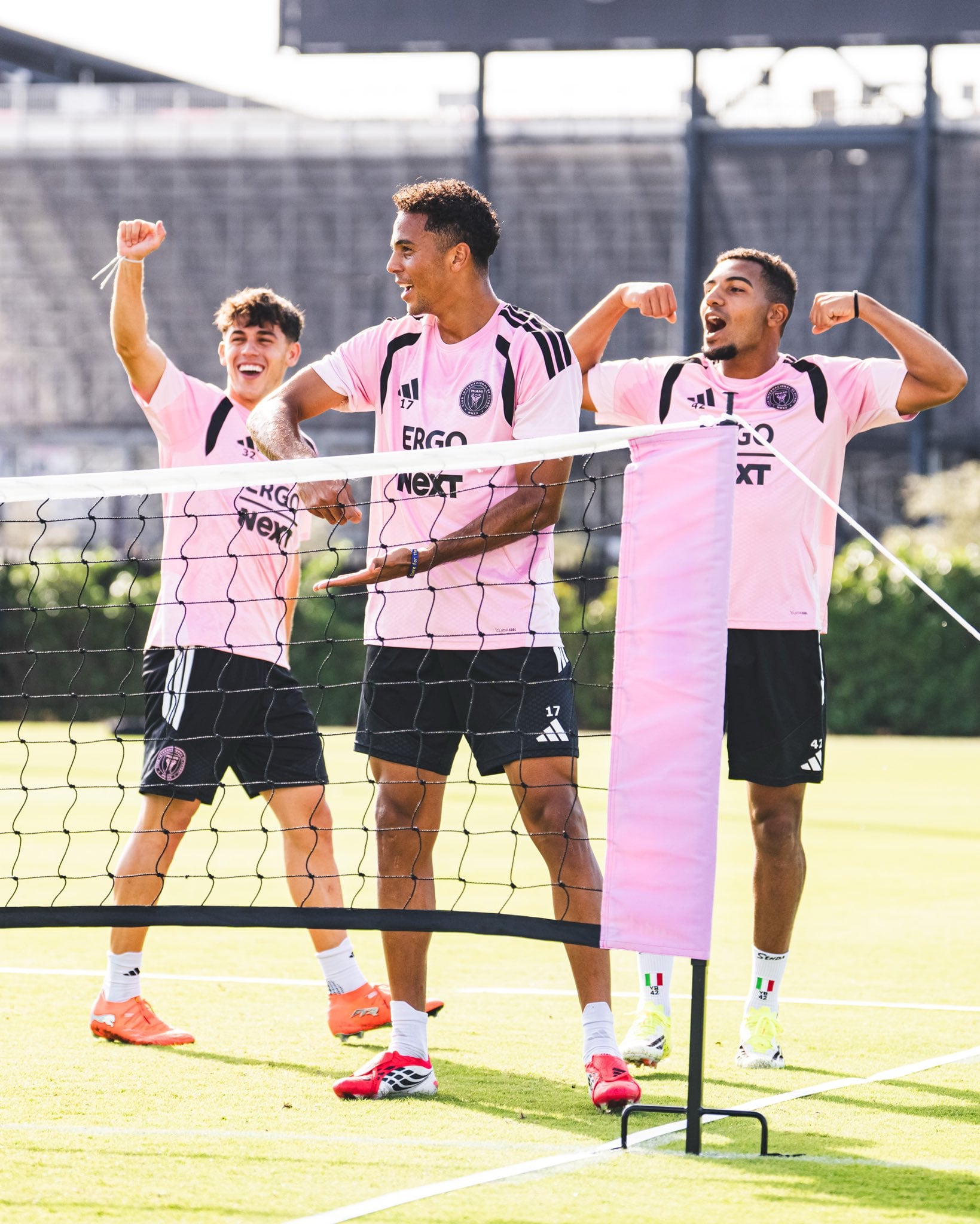 Una de las imágenes de la primera práctica del año (Crédito: @InterMiamiCF)