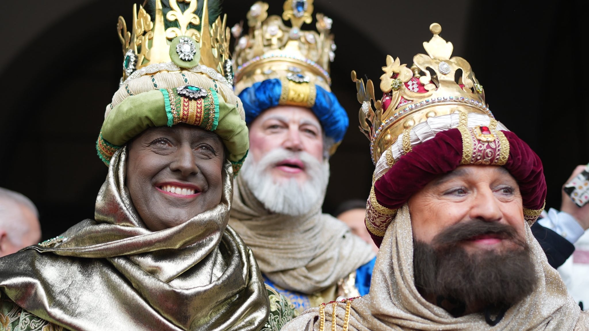 Los tres Reyes Magos de la cabalgata de Sevilla de 2026 (@JuanMa_Moreno)