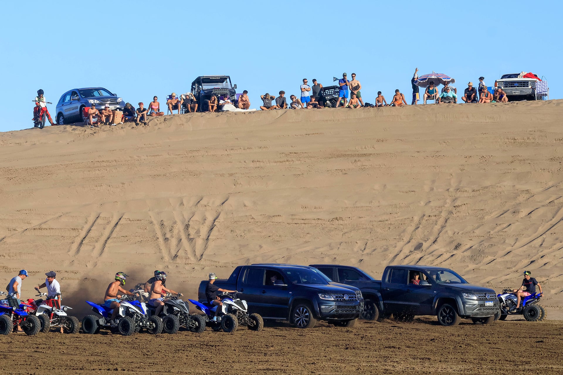 La Frontera en Pinamar, escenario de accidentes en cada temporada de verano (Pablo Kauffer)