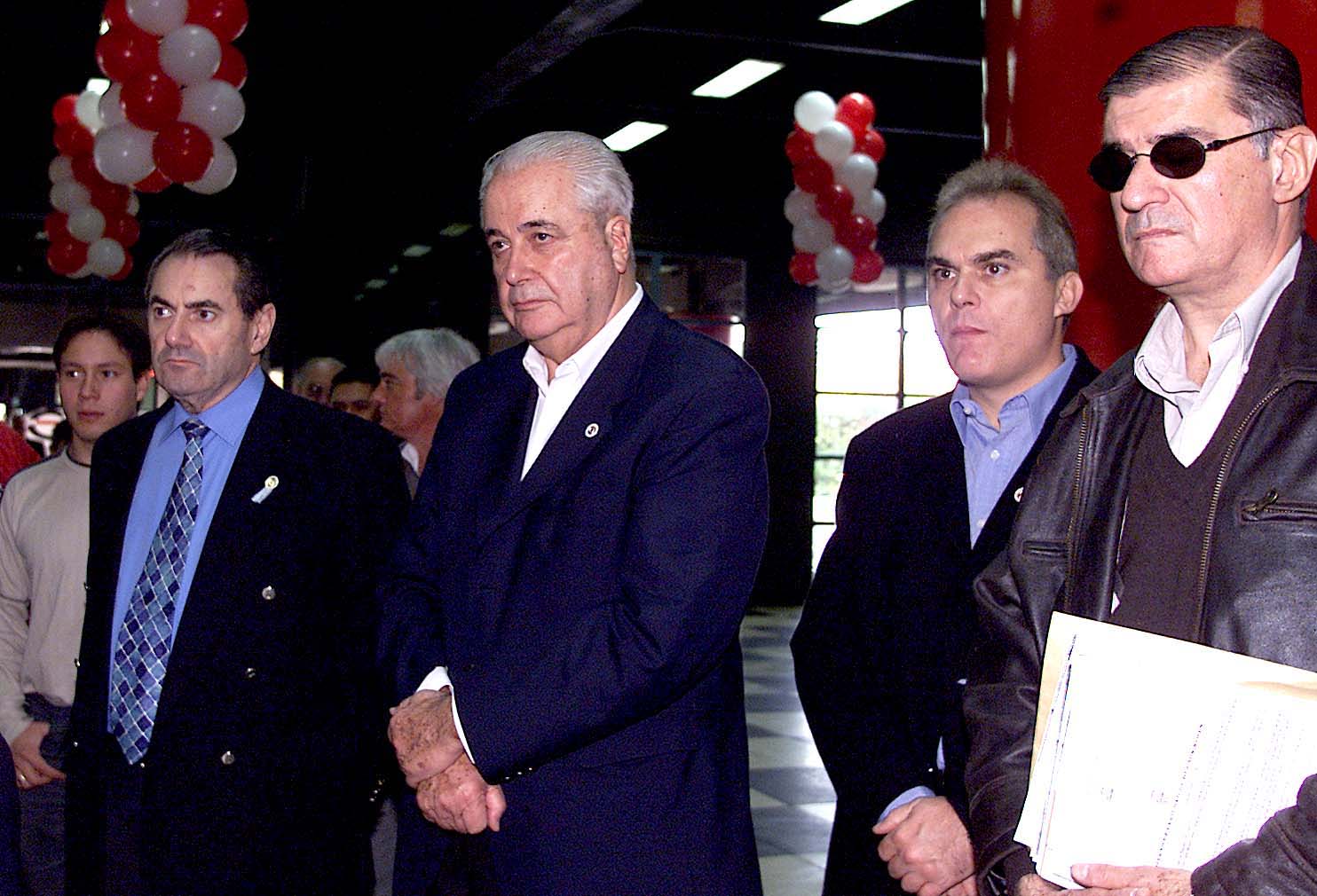 Davicce en un evento del club en mayo del 2001 (Fotobaires)