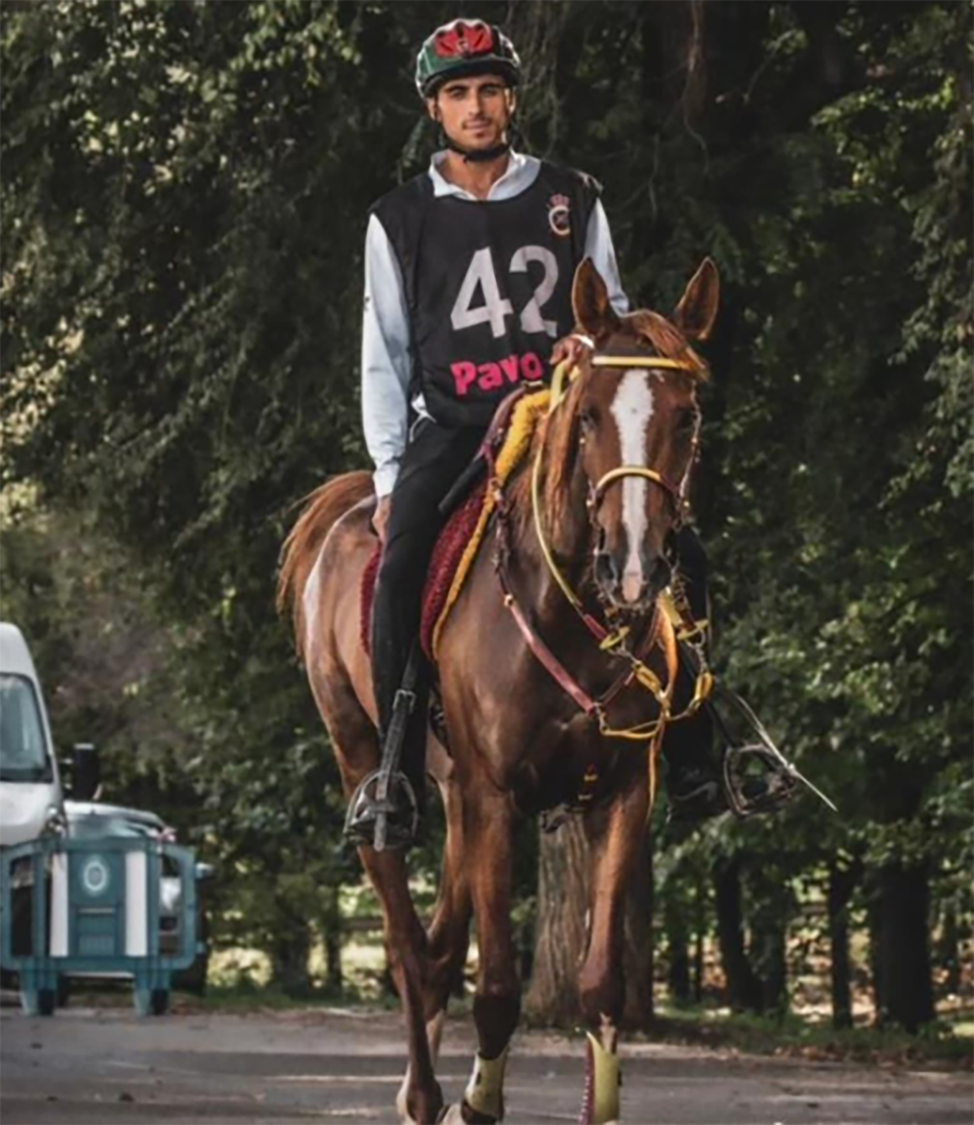 En 2024 Yair Manno corrió 14 carreras y obtuvo un desempeño sobresaliente (Credito Instagram y Facebook)