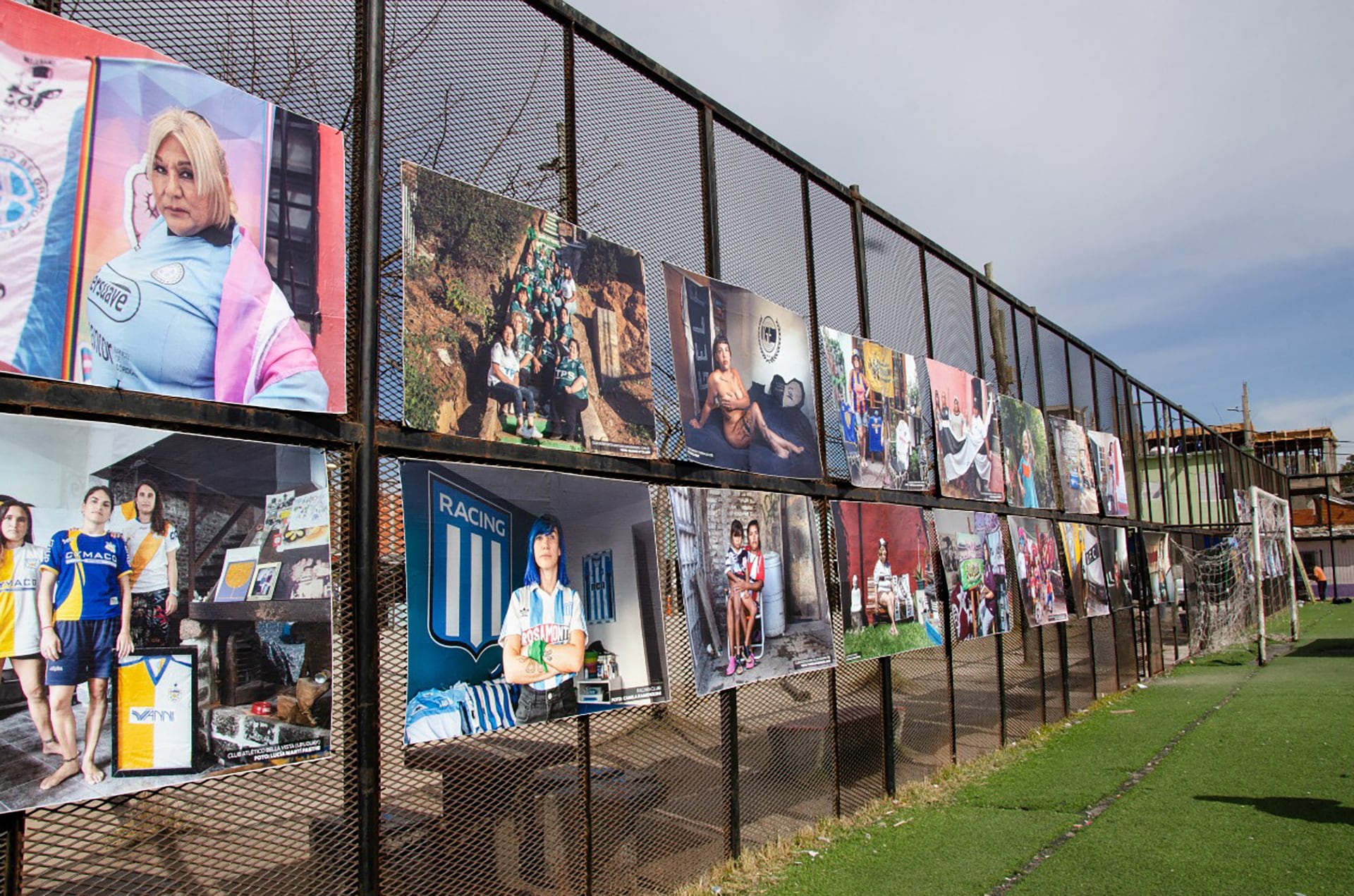 La muestra en la Villa 21 - 24. Barracas, en 2022.