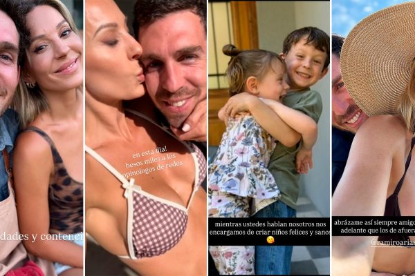 Noelia Marzol respondió a las críticas por un video junto a su esposo e hija: “Los de afuera son de palo”