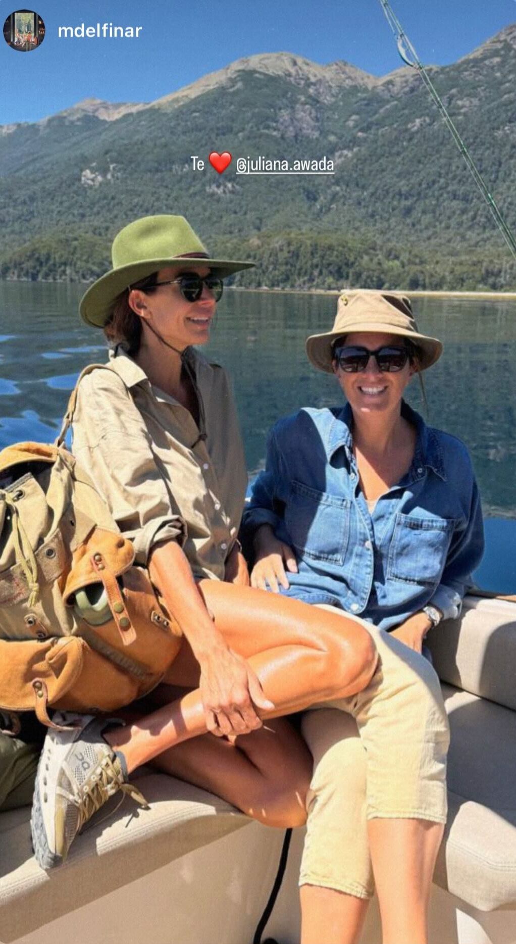 Juliana Awada jumt con su sobrina Delfina Rossi