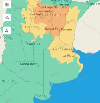 Ola de calor, apagón y alerta amarilla por tormentas en el Área Metropolitana de Buenos Aires: cuándo llegará la lluvia