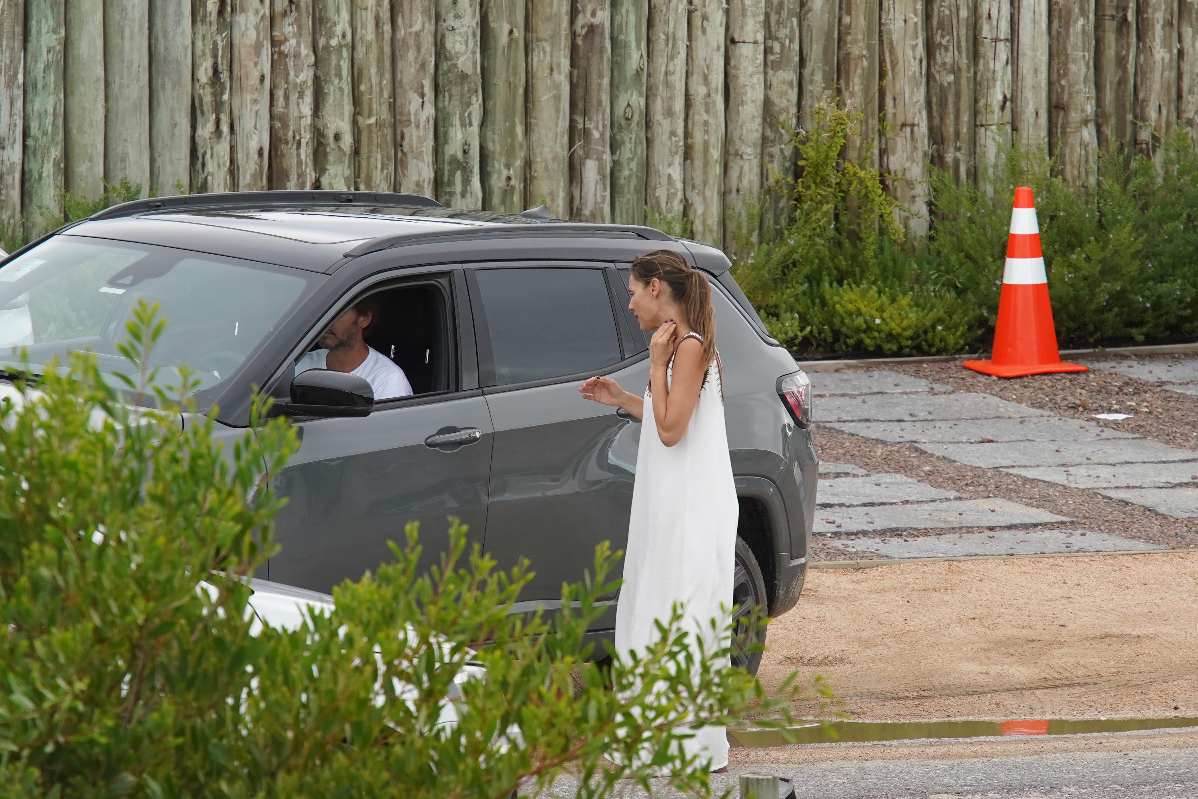 El actor chileno y la modelo coincidieron durante su paso por Uruguay