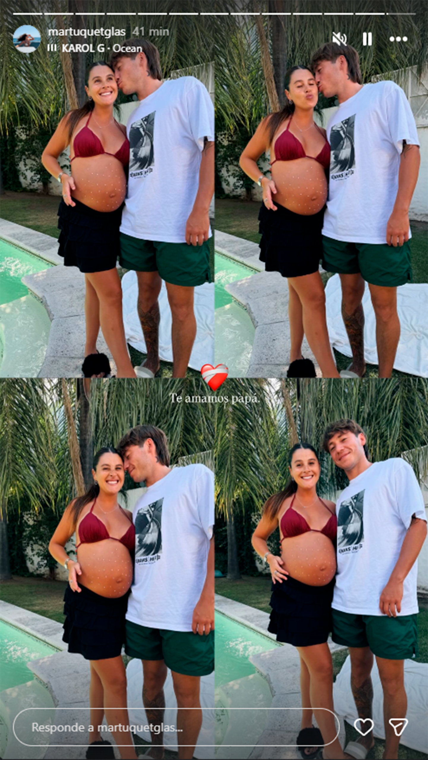 Paulo Londra y Martina Quetglas mostraron la intimidad de su baby shower: “Te esperamos, Justi”