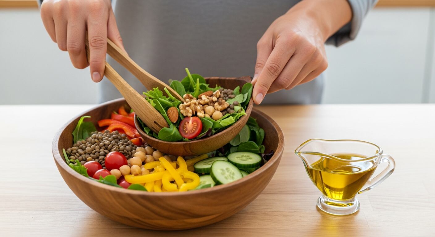 Añadir medio plato de verduras y dos minutos de ejercicio vigoroso puede marcar la diferencia en la calidad de vida (Imagen Ilustrativa Infobae)