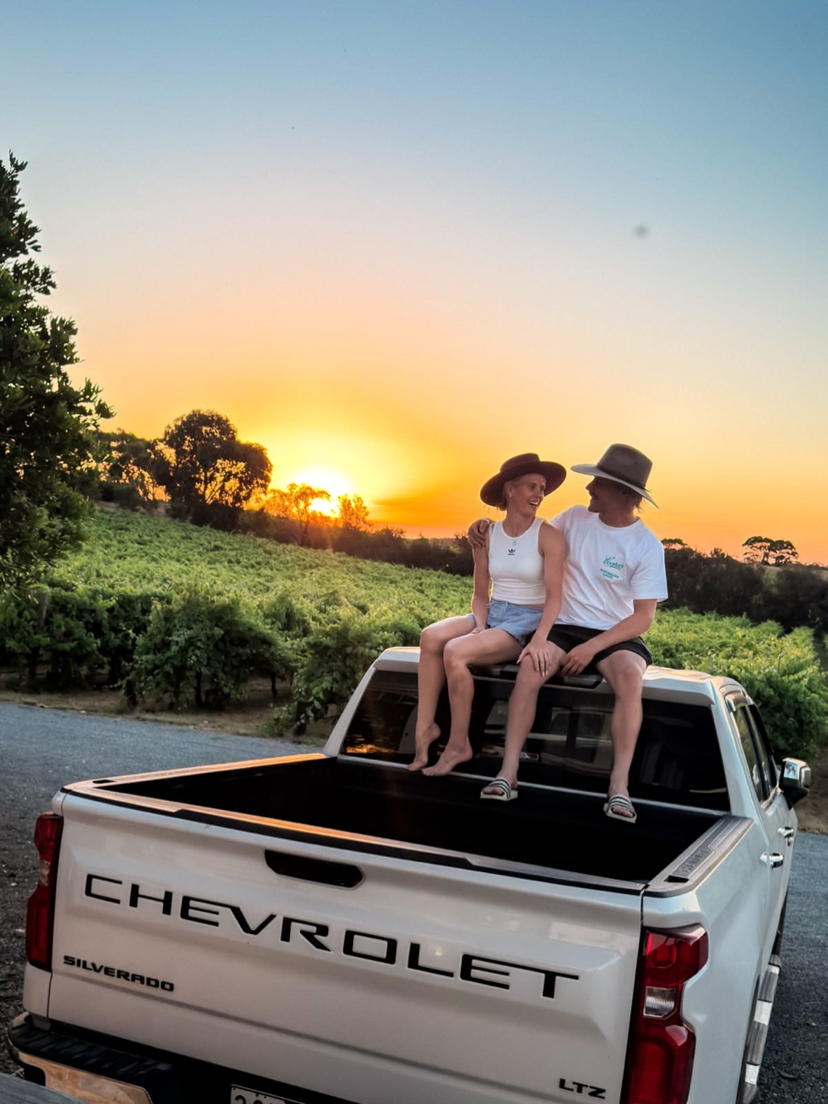 Bottas disfrutó de sus vacaciones en las Islas Canguro con su esposa