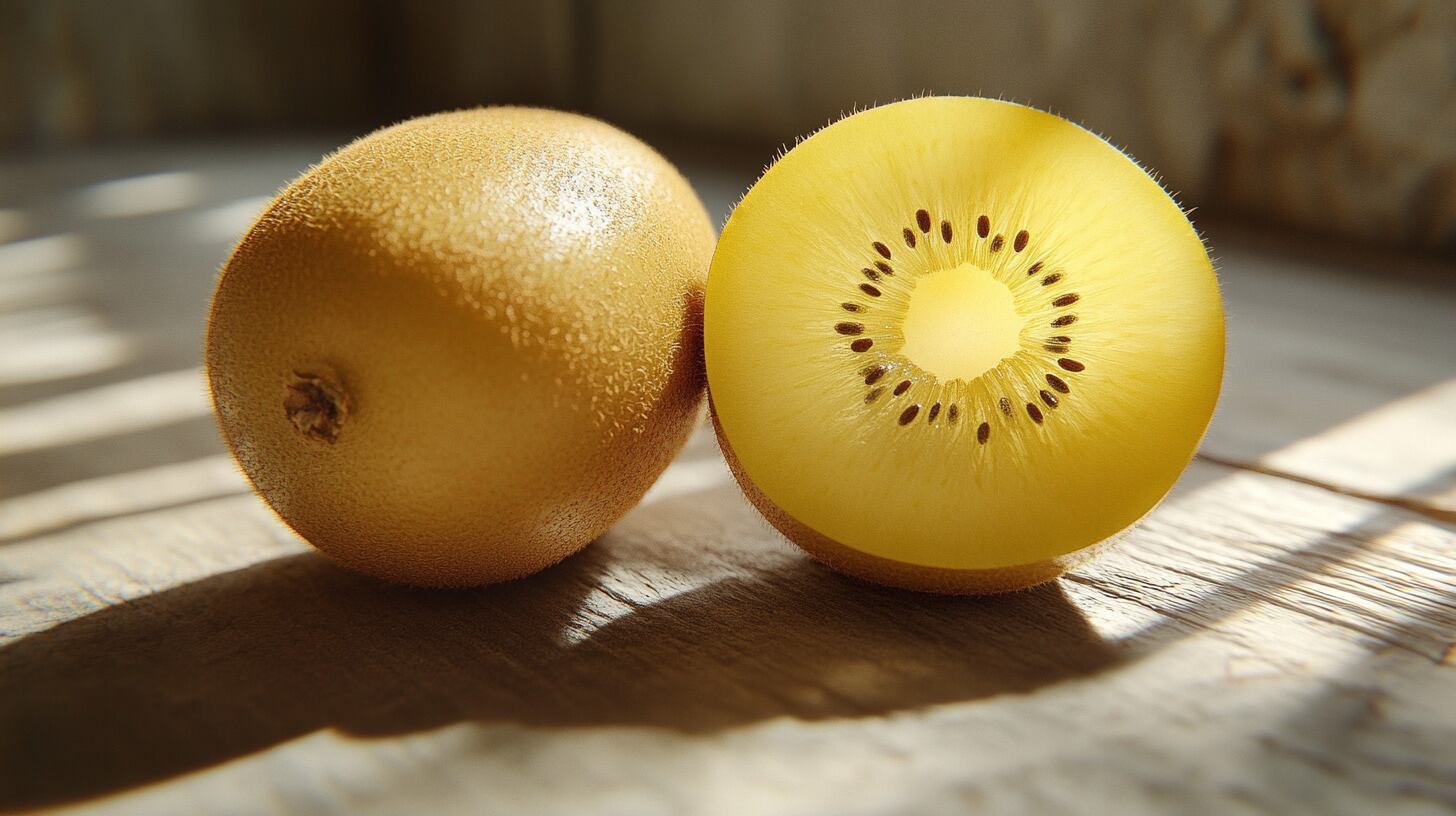 El kiwi dorado se puede consumir con cáscara y ofrece más vitamina C y fibra que la variedad tradicional (Imagen Ilustrativa Infobae)