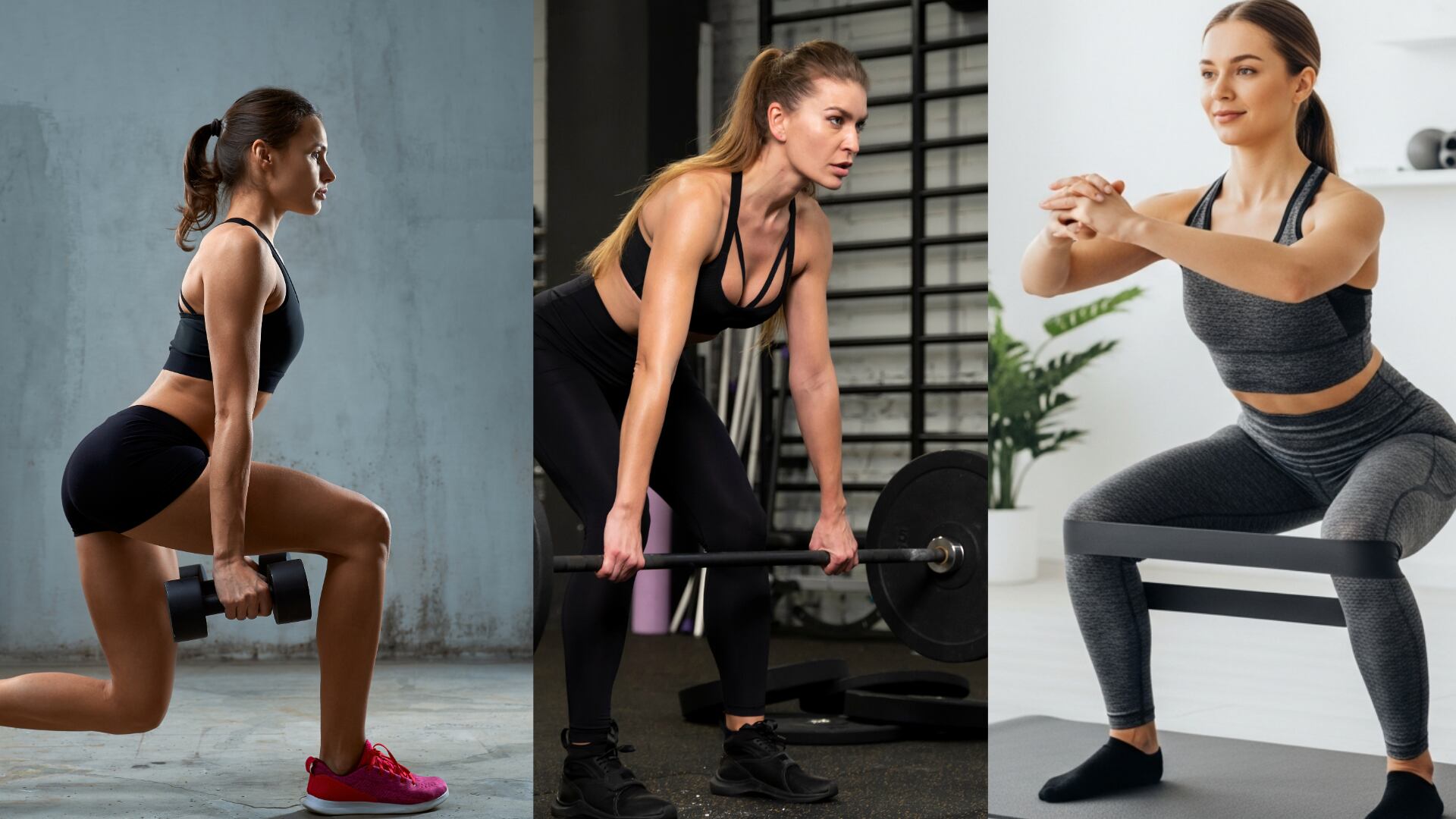 Sentadillas, peso muerto, estocadas, movimientos de empuje y de tracción son suficientes para desarrollar fuerza y músculo de manera efectiva (Imagen Ilustrativa Infobae/Freepik)