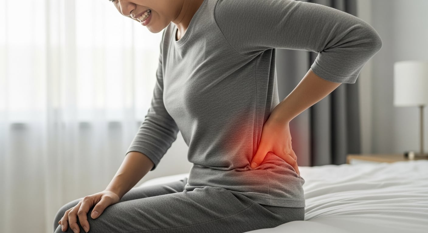 Para el dolor lumbar, especialistas recomiendan colchones de firmeza media a firme que respeten la curvatura natural de la columna (Imagen Ilustrativa Infobae)